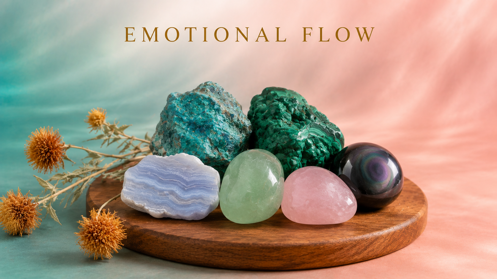 Crystals believed to help with emotional flow