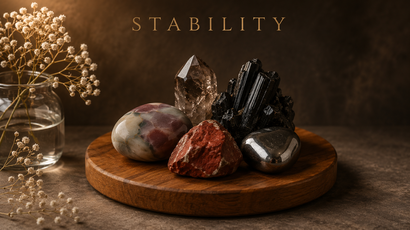 Crystals believed to help you feel stable