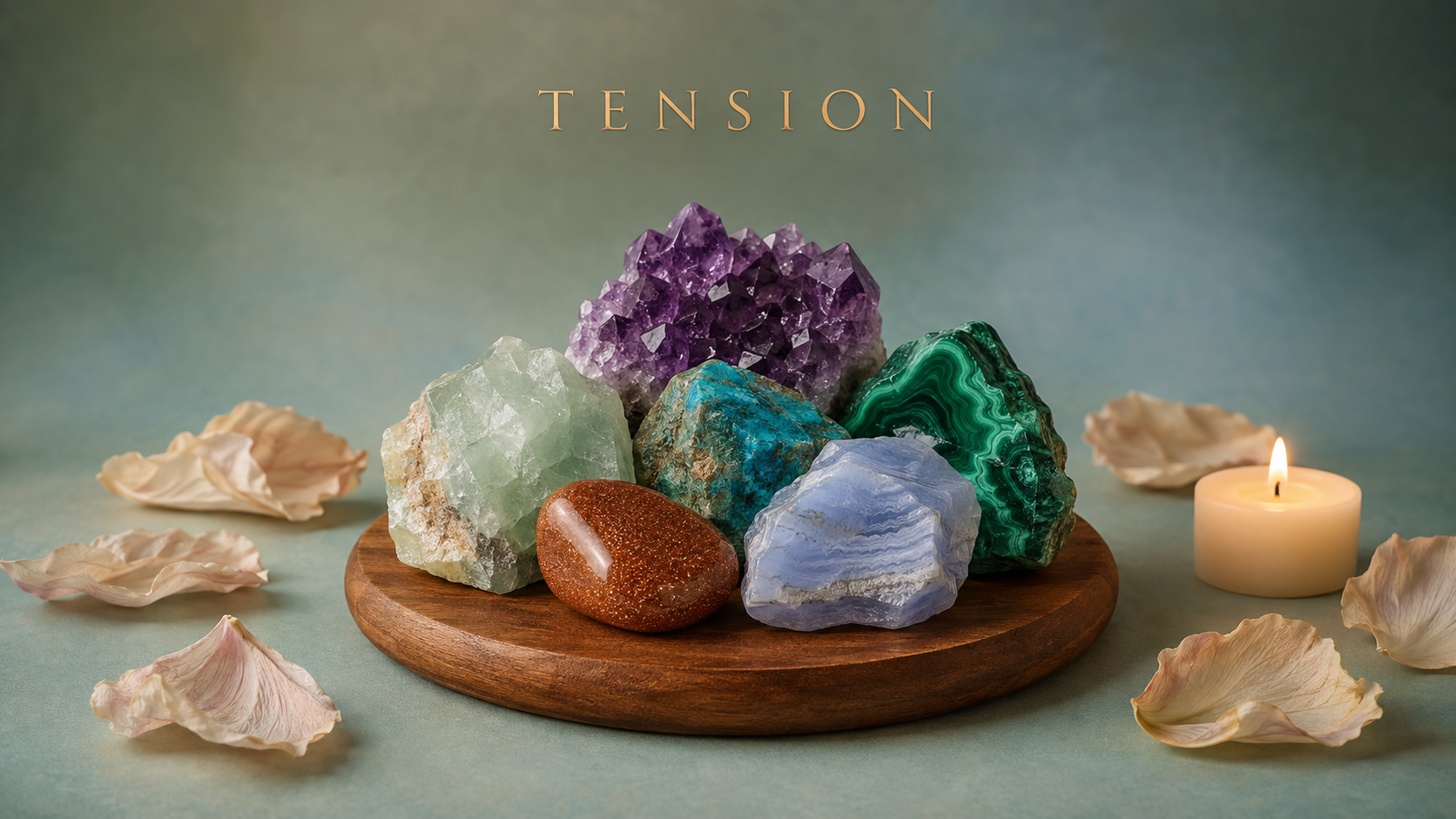 Crystals believed to help you manage tension