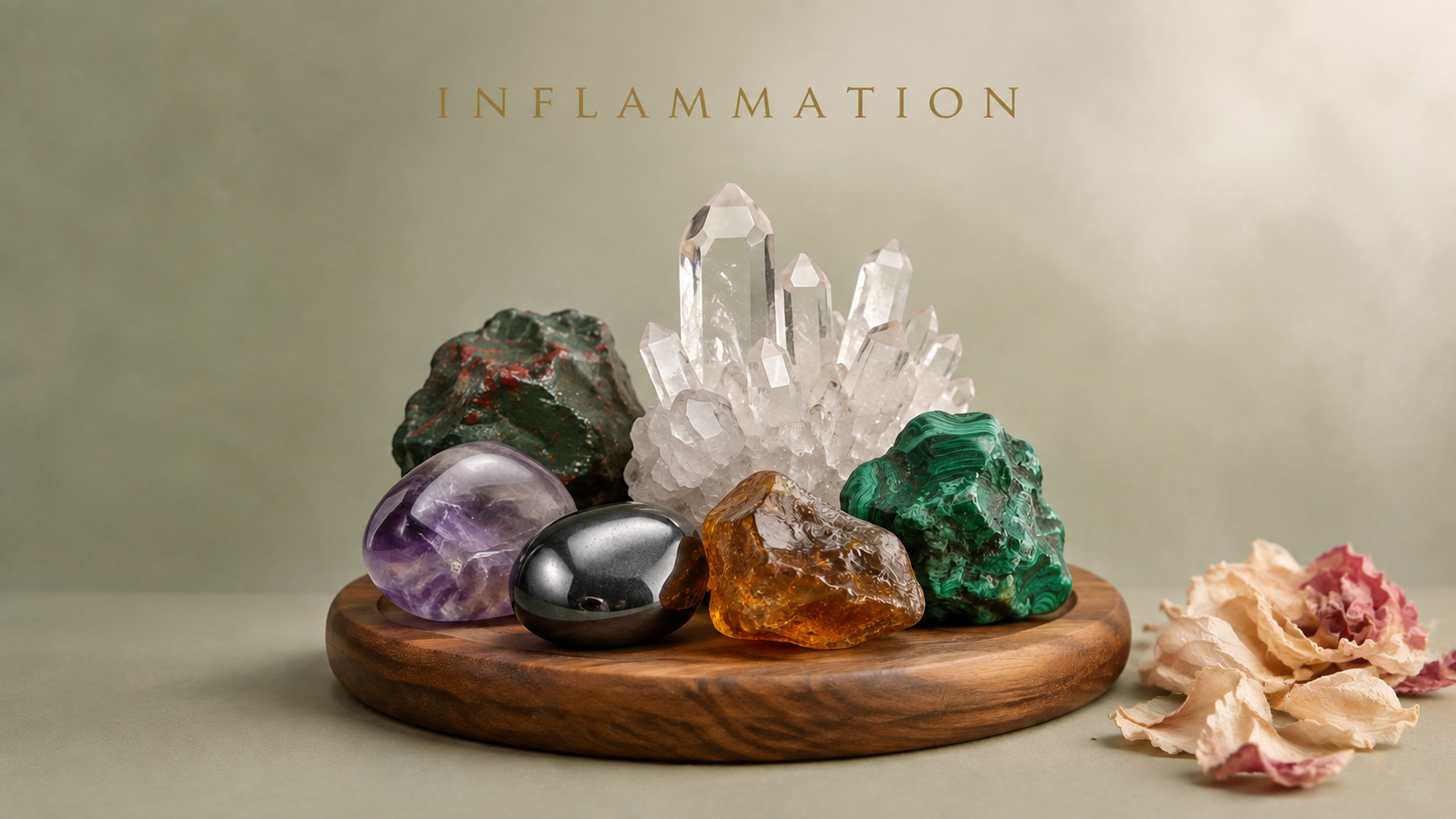 Crystals believed to help with inflammation