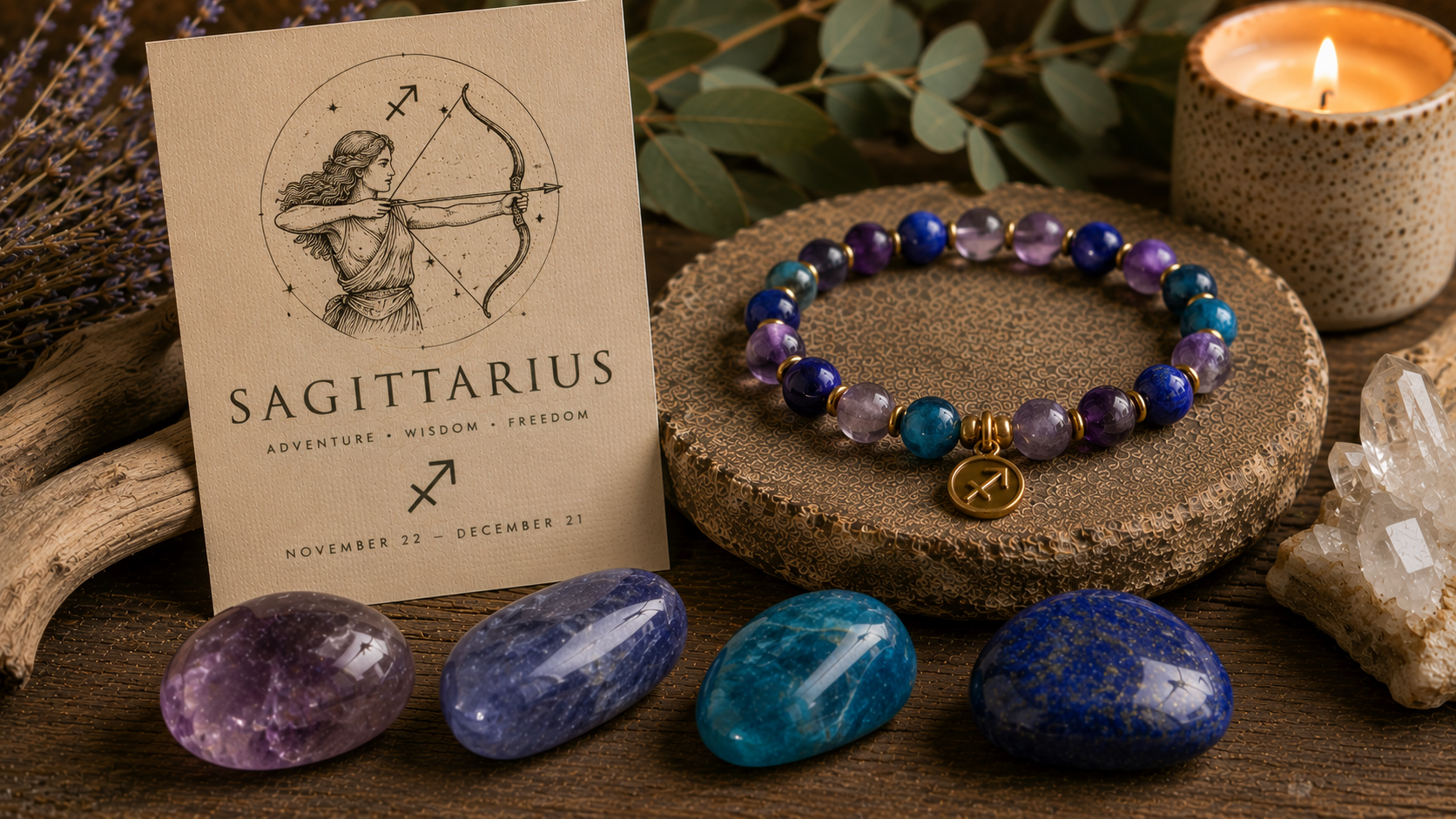 Sagittarius Crystals