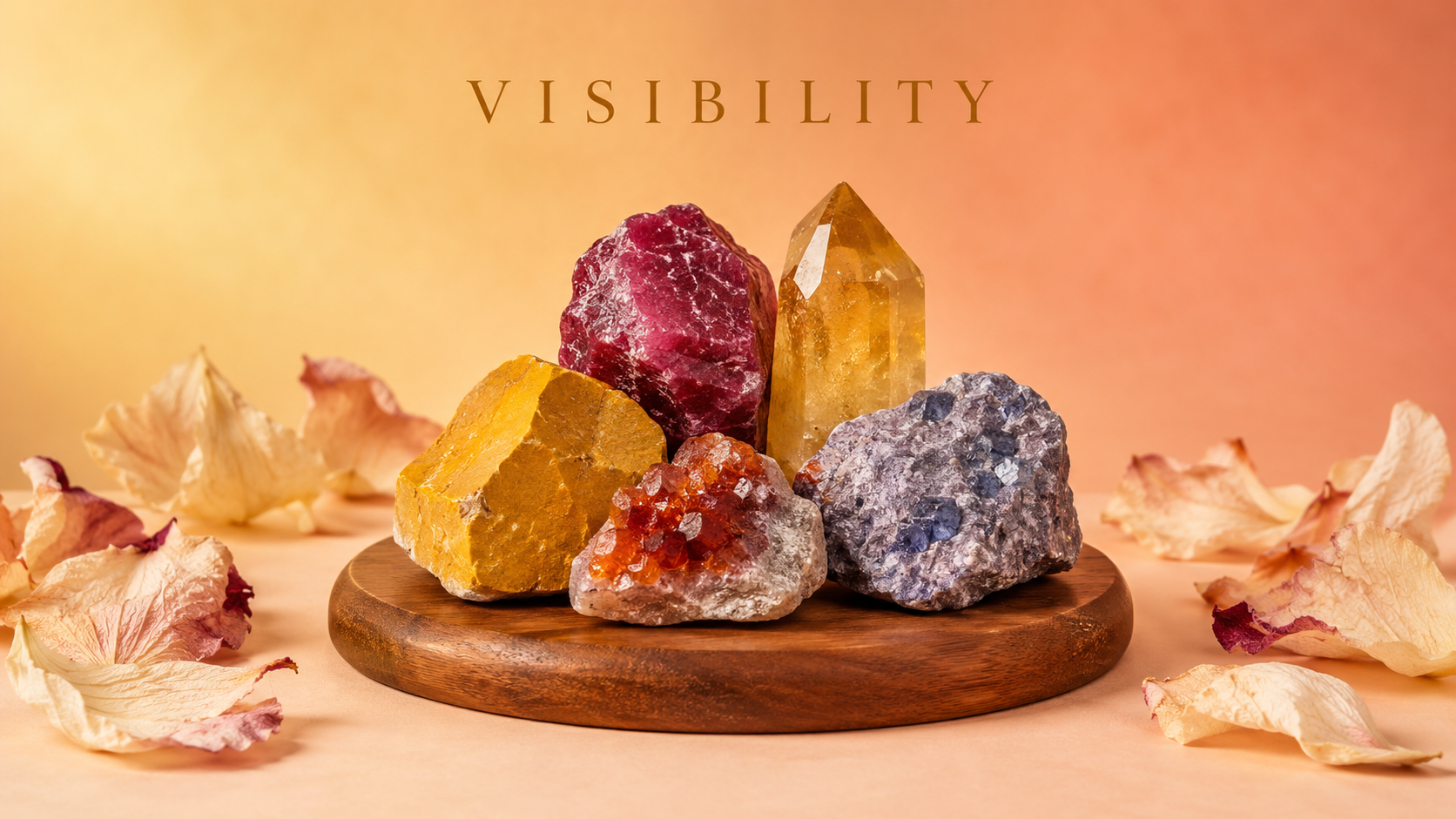 Crystals believed to help you be seen