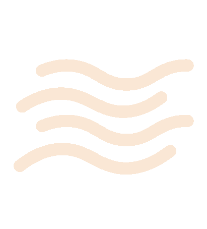 Wavy lines icon representing energy and flow in Nagomi drink