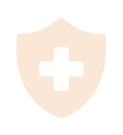 Shield icon representing added B and C vitamins in Nagomi drink