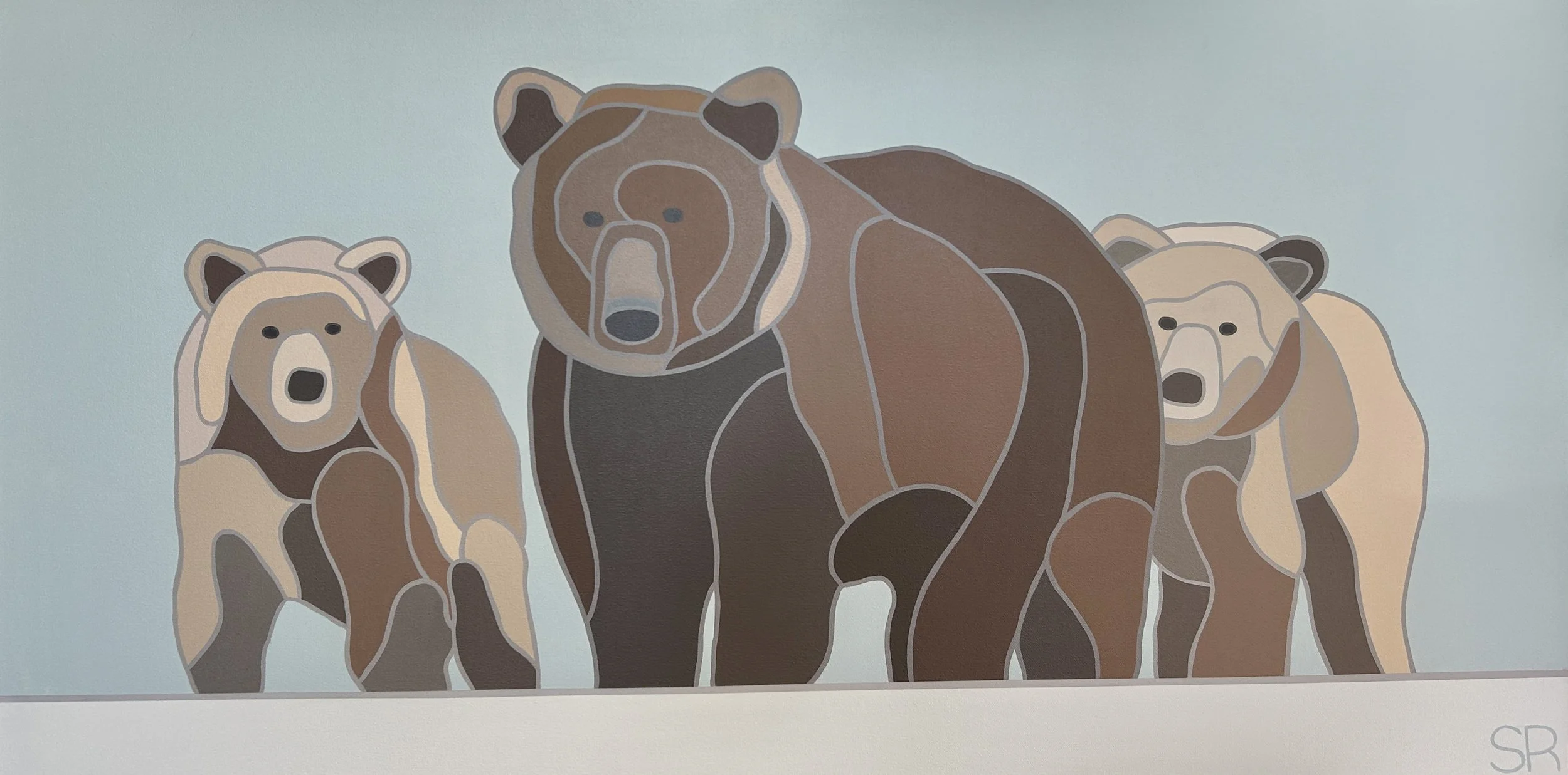 Golden, 2026. Acrylic on Canvas - 48" x 24" SOLD