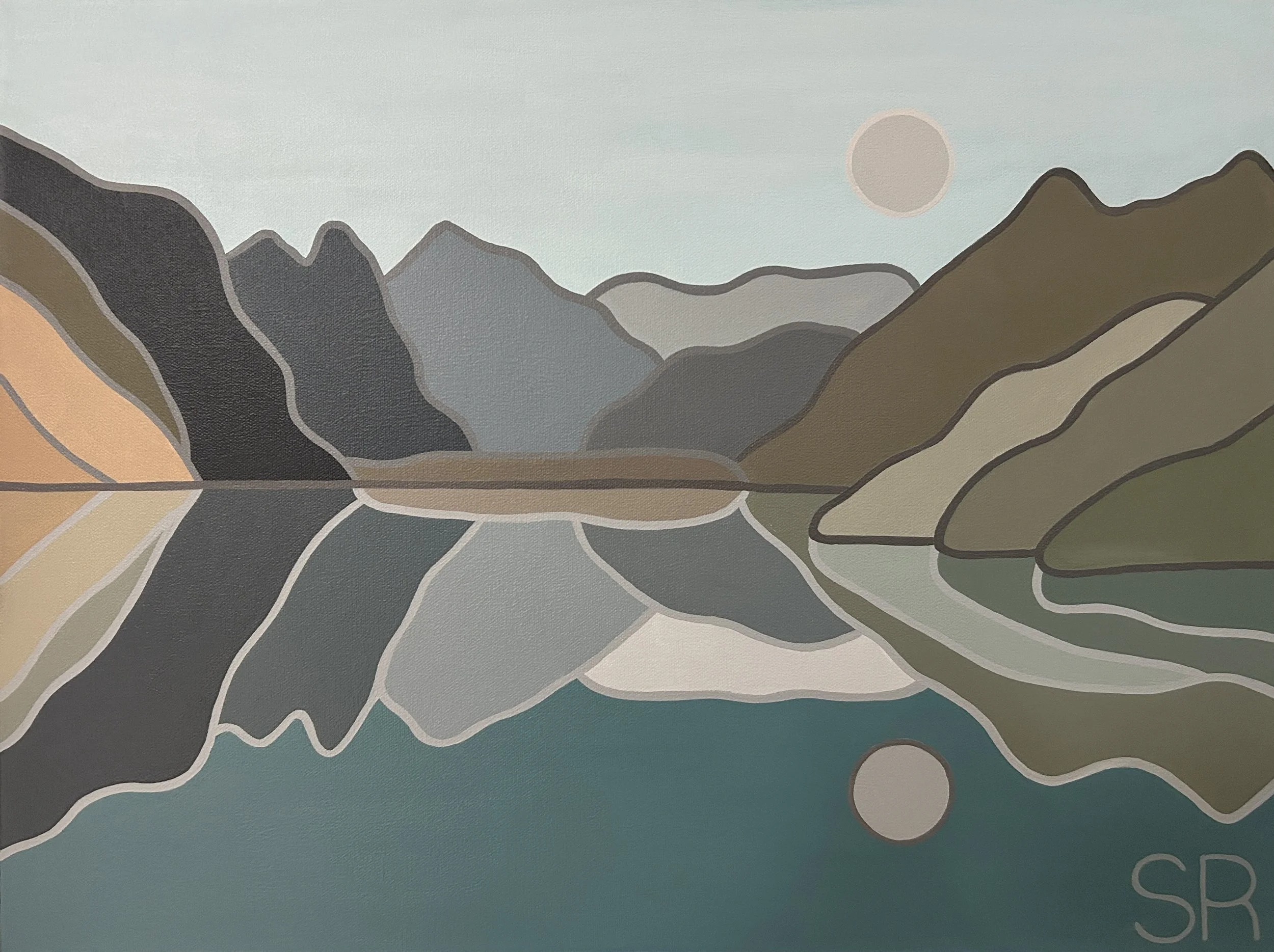 Echo, 2026. Acrylic on Canvas - 36" x 24"