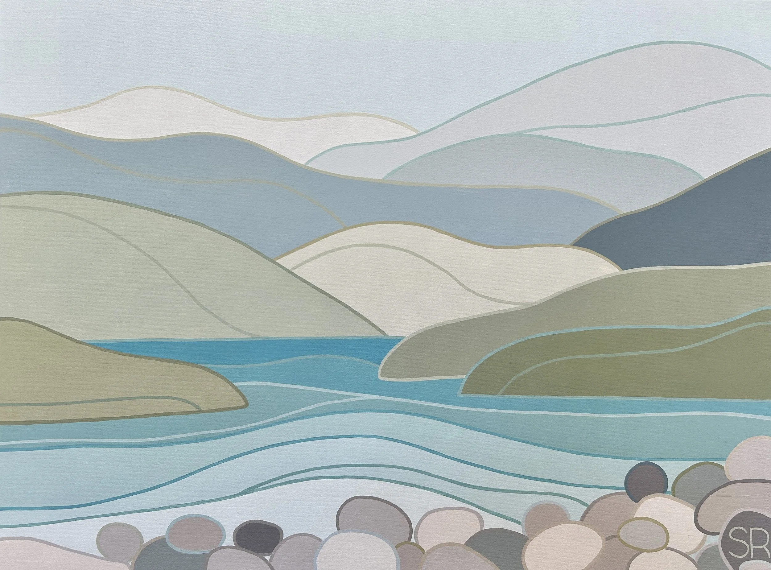 Rock-n-Roll, 2025. Acrylic on Canvas - 40" x 30" SOLD