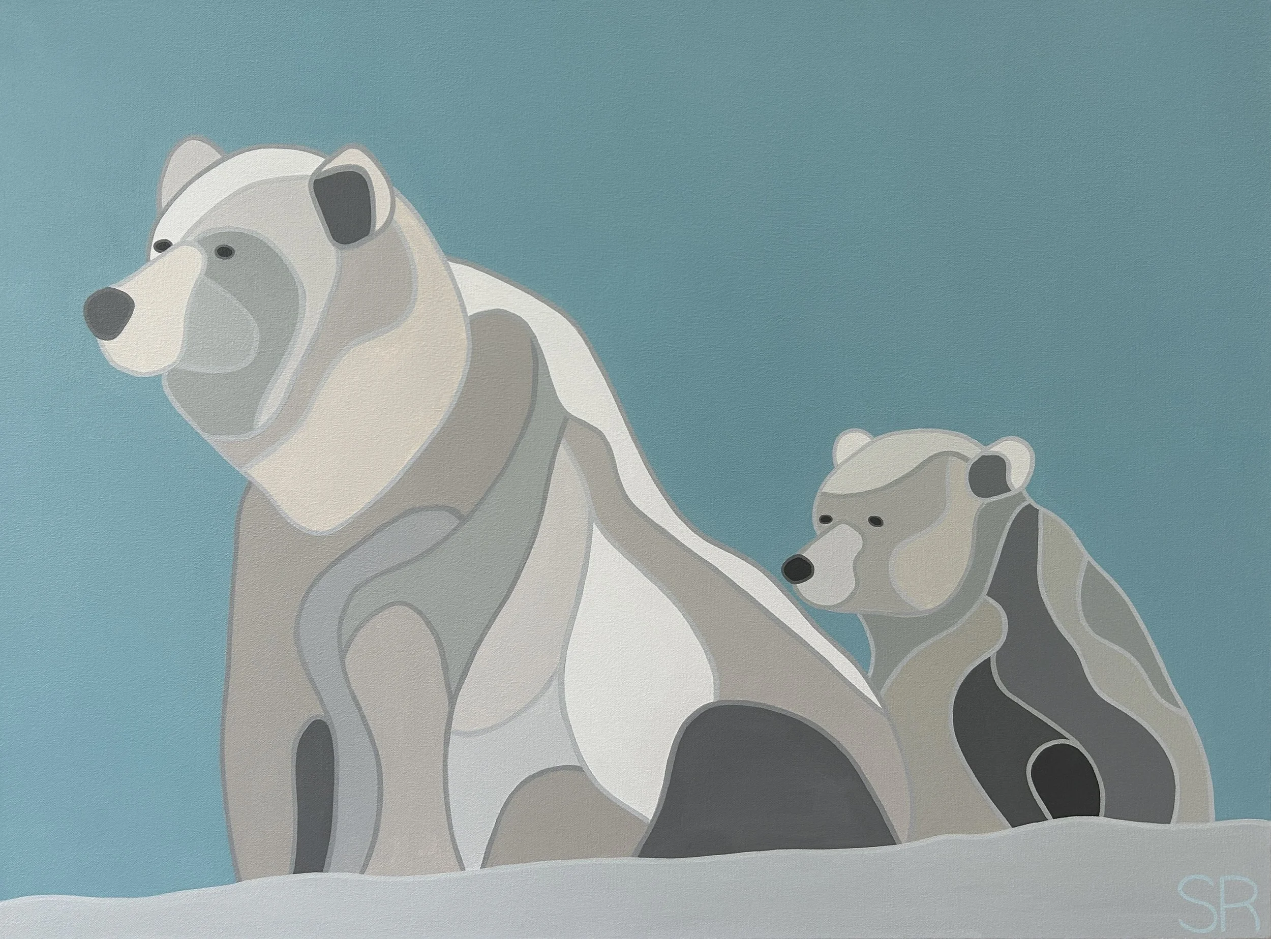 Patience, 2026. Acrylic on Canvas - 36" x 24"