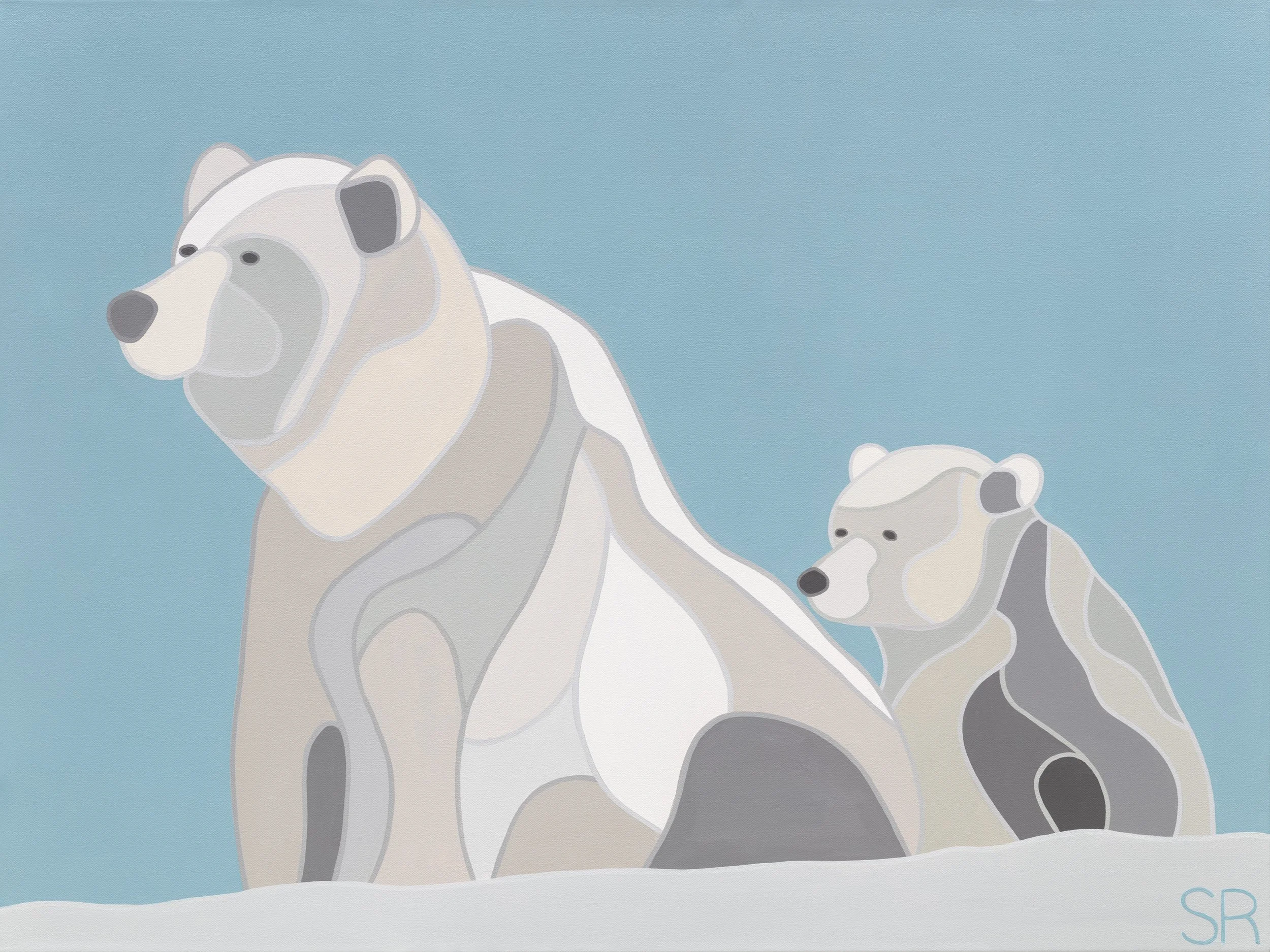 Patience, 2026. Acrylic on Canvas - 40" x 30" SOLD