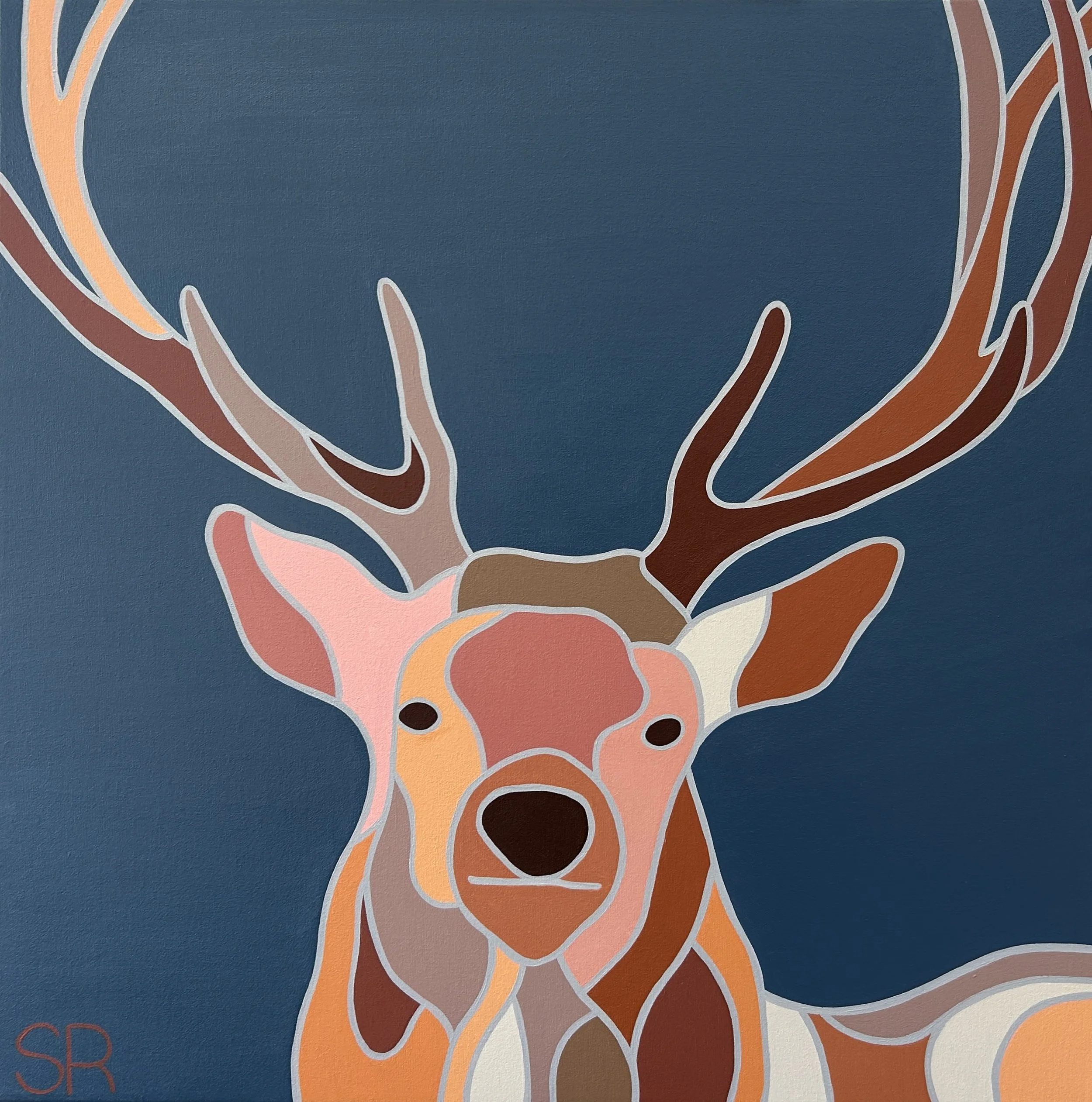 Dear Me, 2025. Acrylic on Canvas - 24" x 24" $600