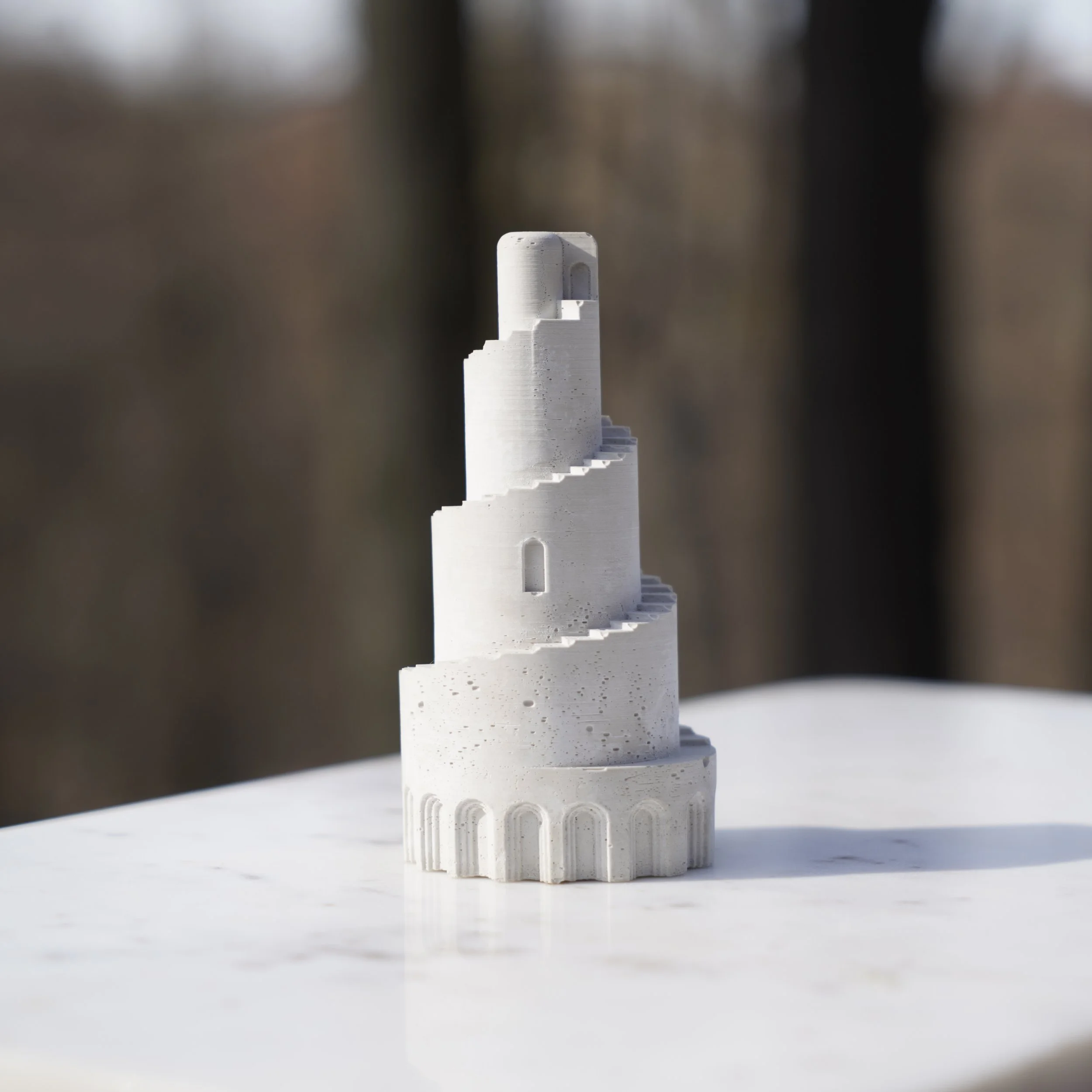 Mini-minaret Concrete Sculpture