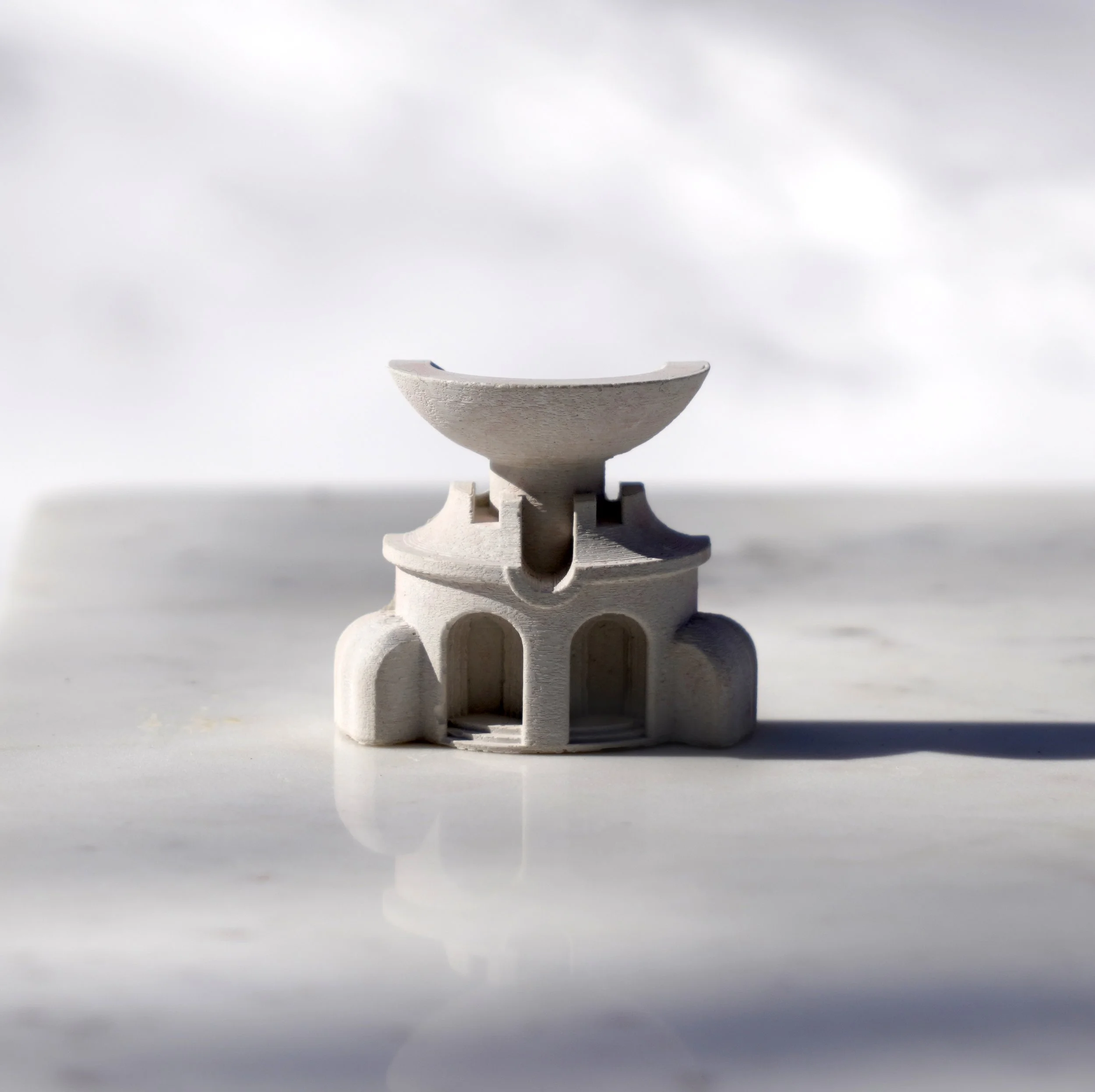 PAWBOWL Concrete miniature monument
