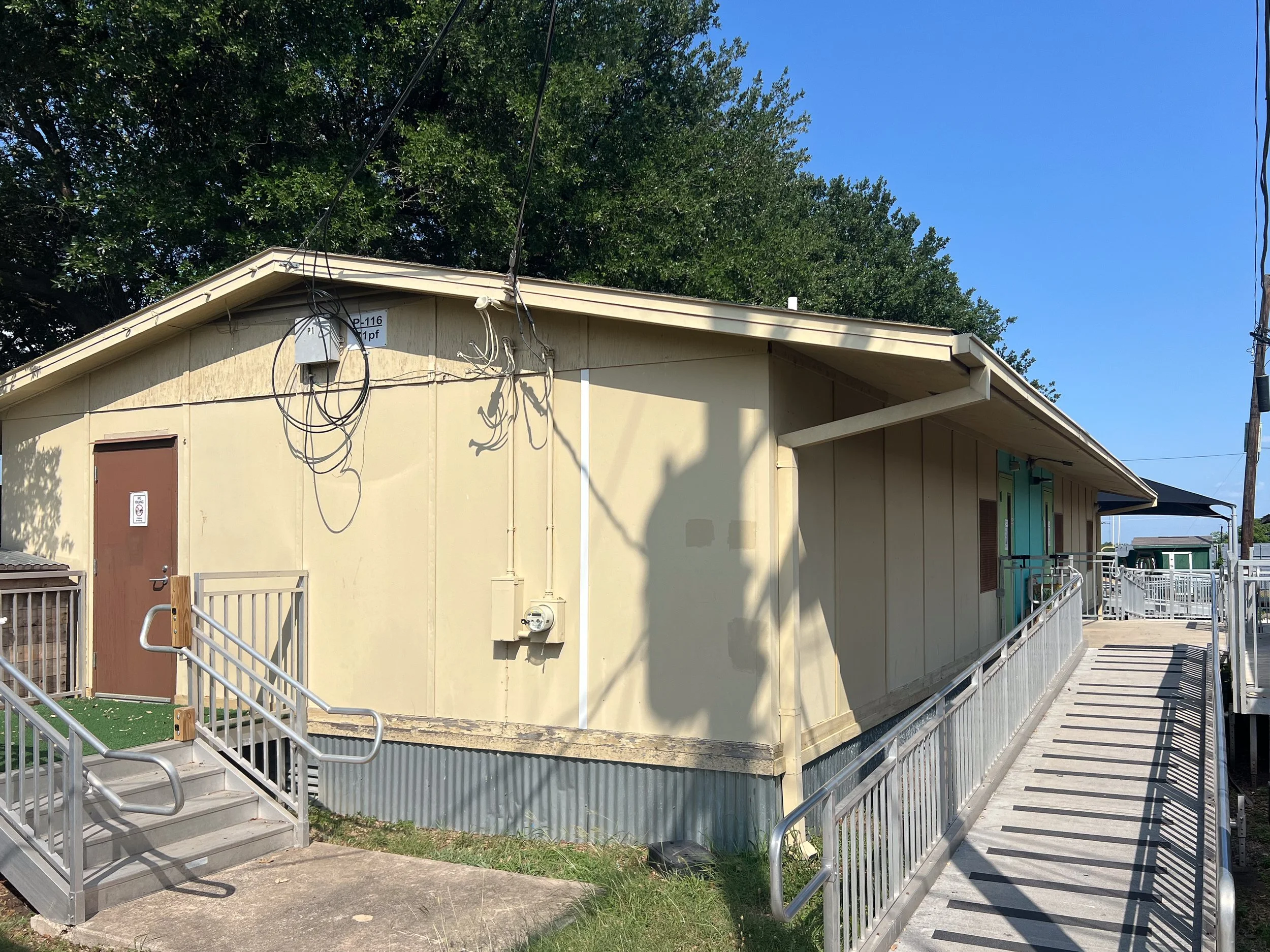 24’ x 64’ School Portable: Two Classrooms + Two Small Offices + Two Restrooms + Hallway