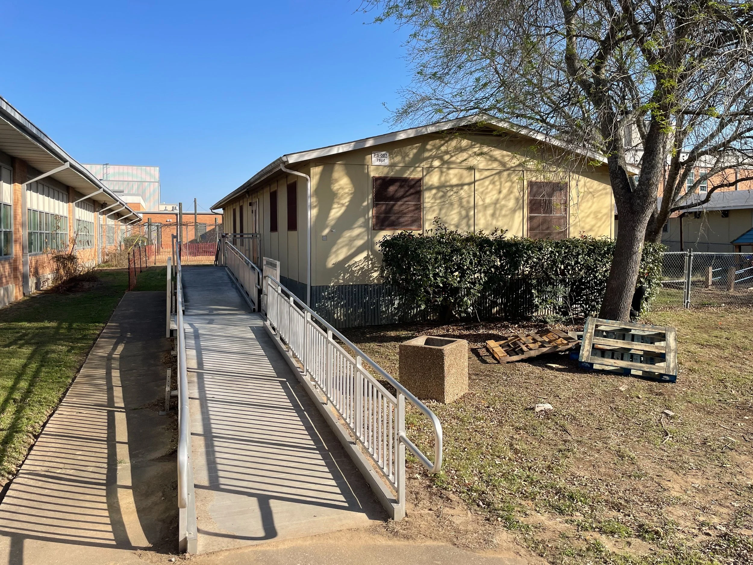 PS007 | 24’ x 64’ School Portable: Full Kitchen / Laundry / Two Classrooms / Office / Restrooms