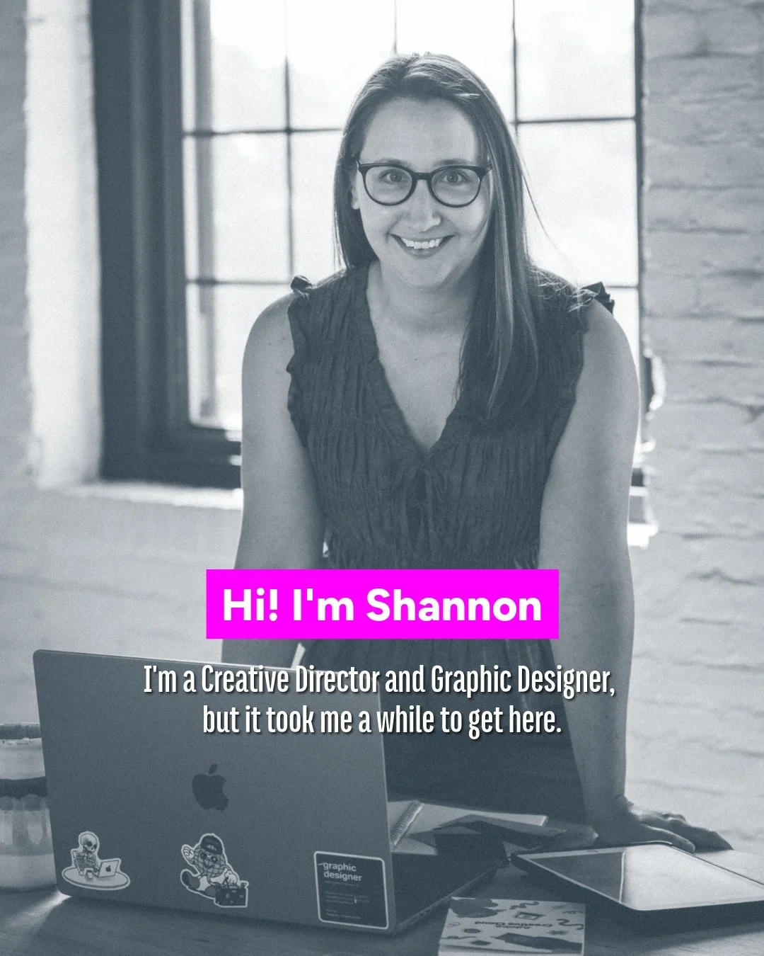 Reintroduction 🎨 

After a much-needed social media break, I&rsquo;m back! 

Hi, I&rsquo;m Shannon&mdash;creative director, graphic designer and advocate for values-led design. 

I didn&rsquo;t get here overnight. My journey is rooted in lessons lea