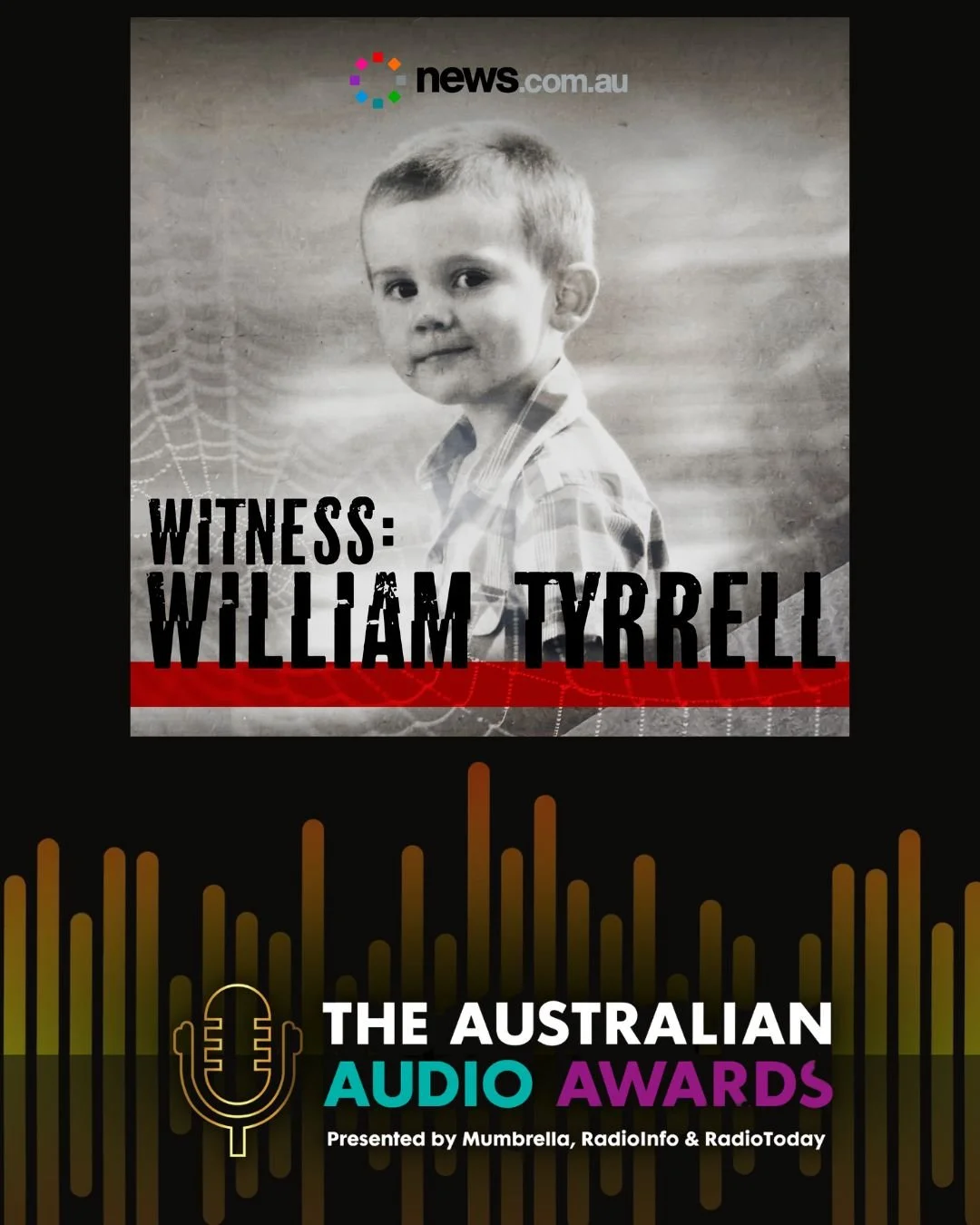 Finalists in the inaugural Australian Audio Awards: Best Crime Podcast (Major)