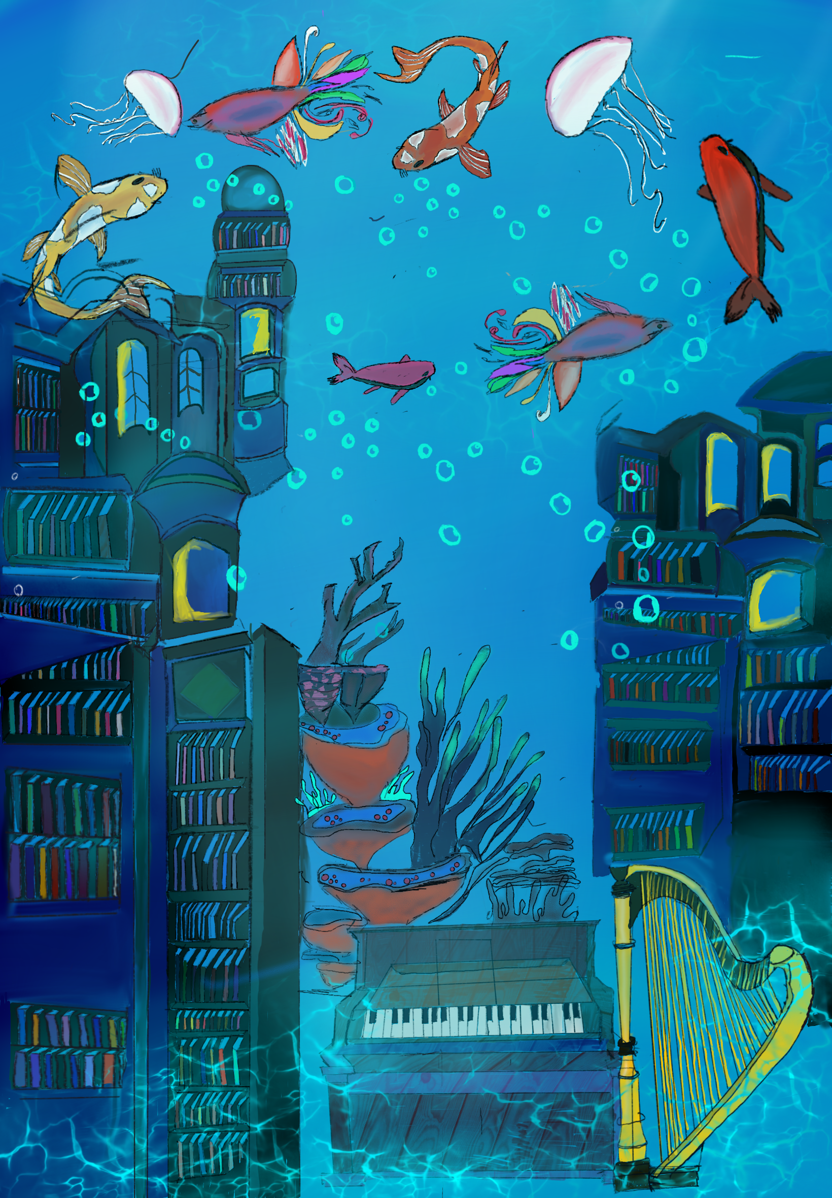 Depths of knowledge: "dive deep into knowledge for it is an ocean without shores"- rumi