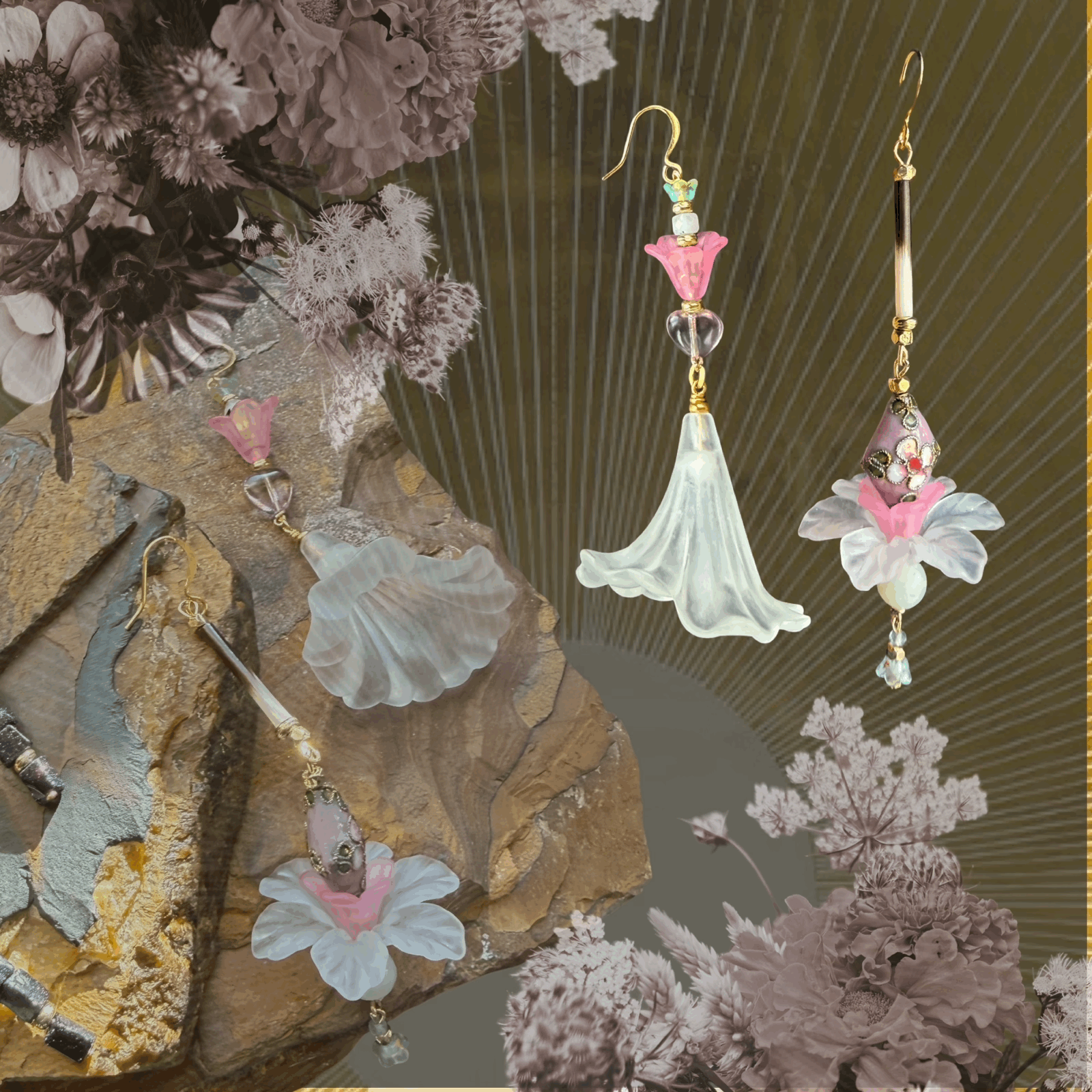 Glass Hearts in Bloom