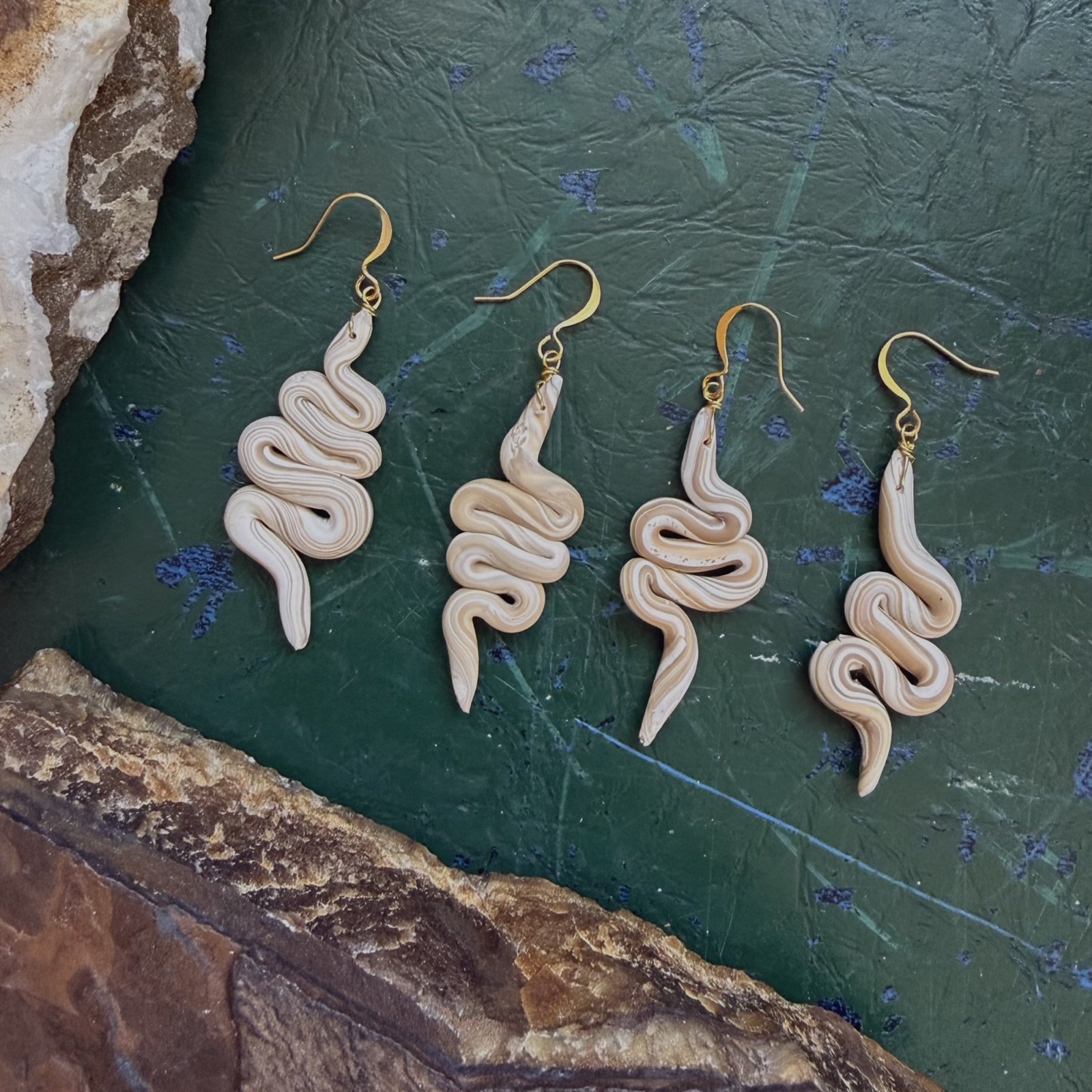 Snakes in the Flower Shop Earrings