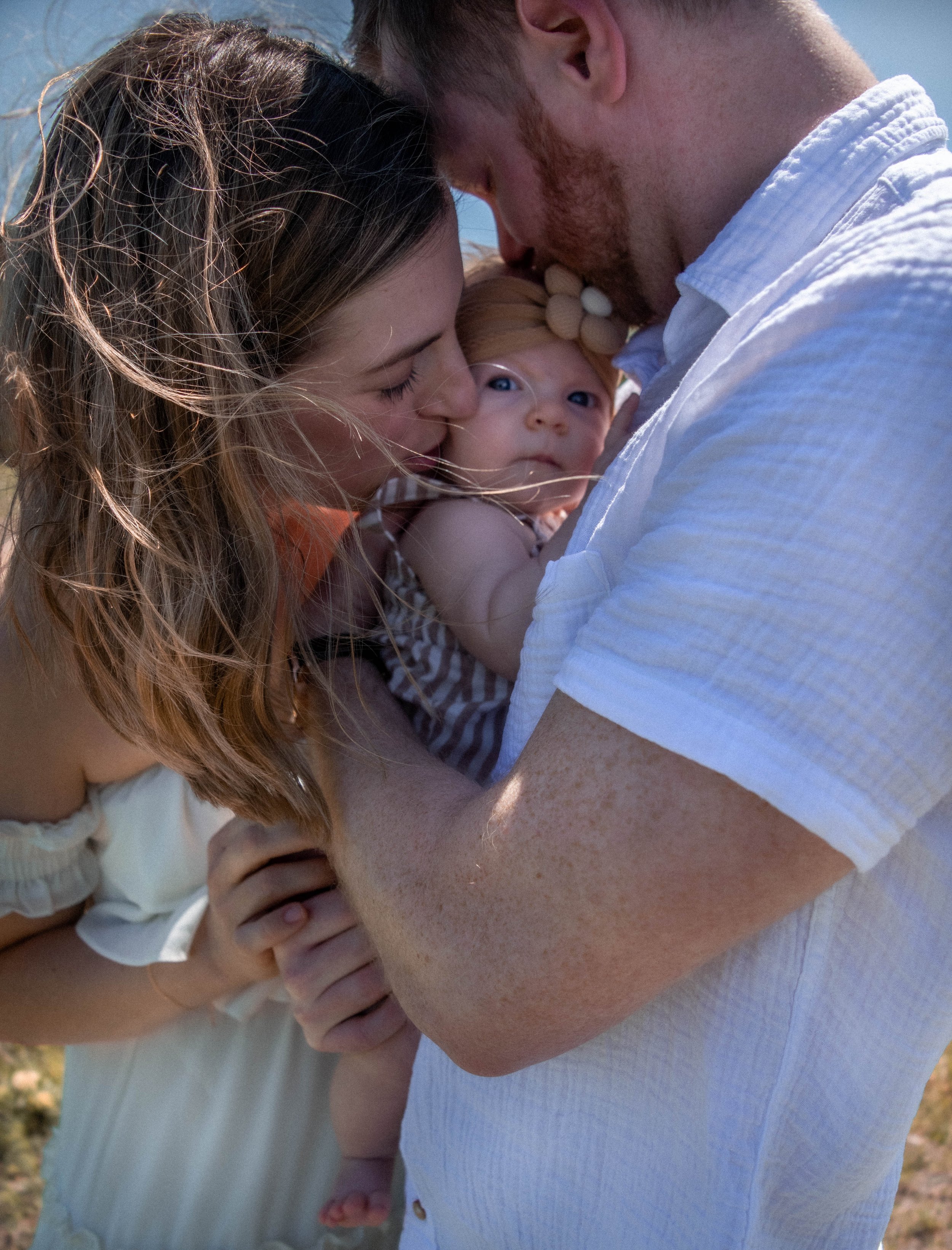 Abbie, Paul, and baby Lily