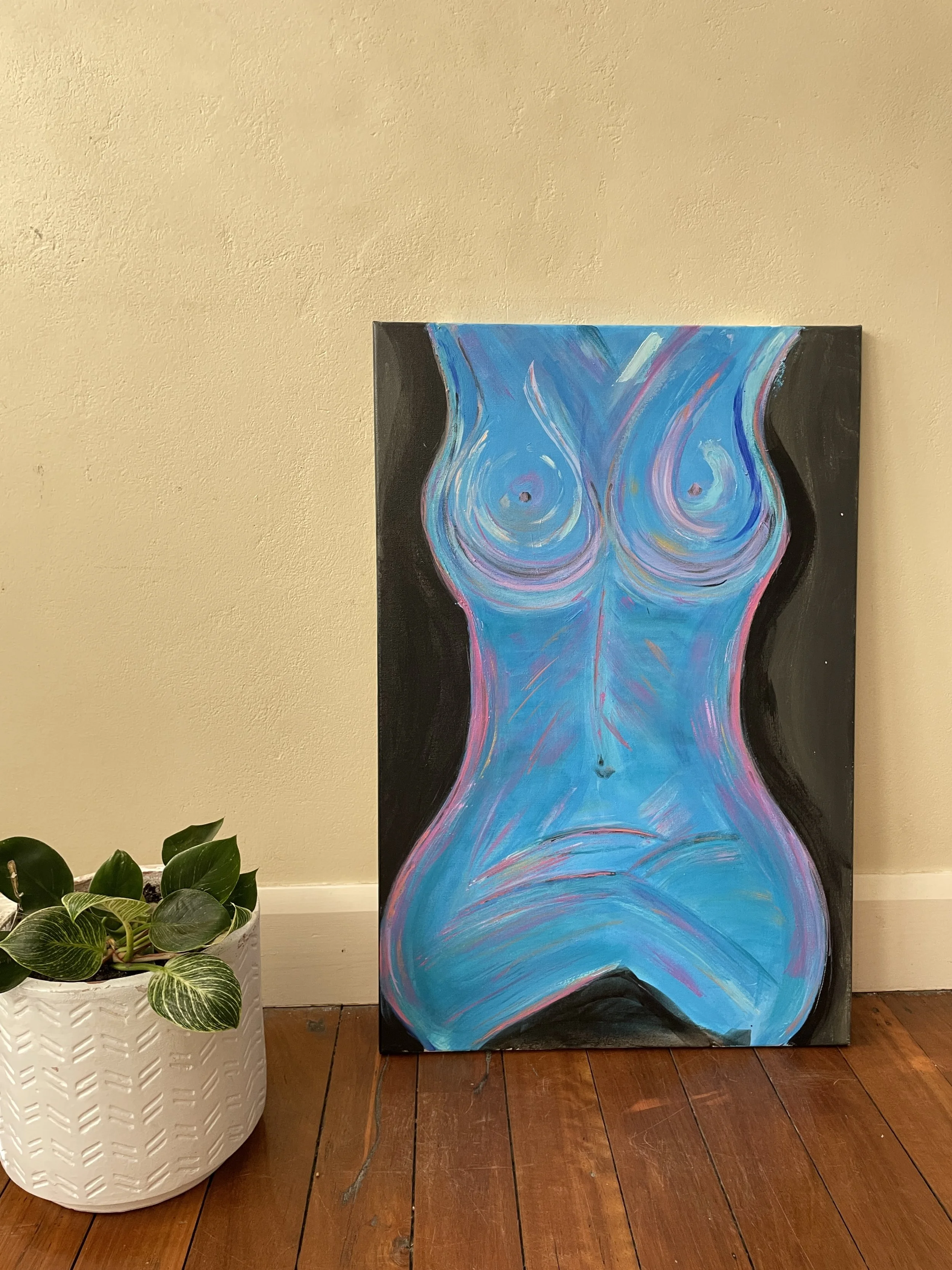 After Birth - 76cm x 52cm - Stretched Canvas Frame