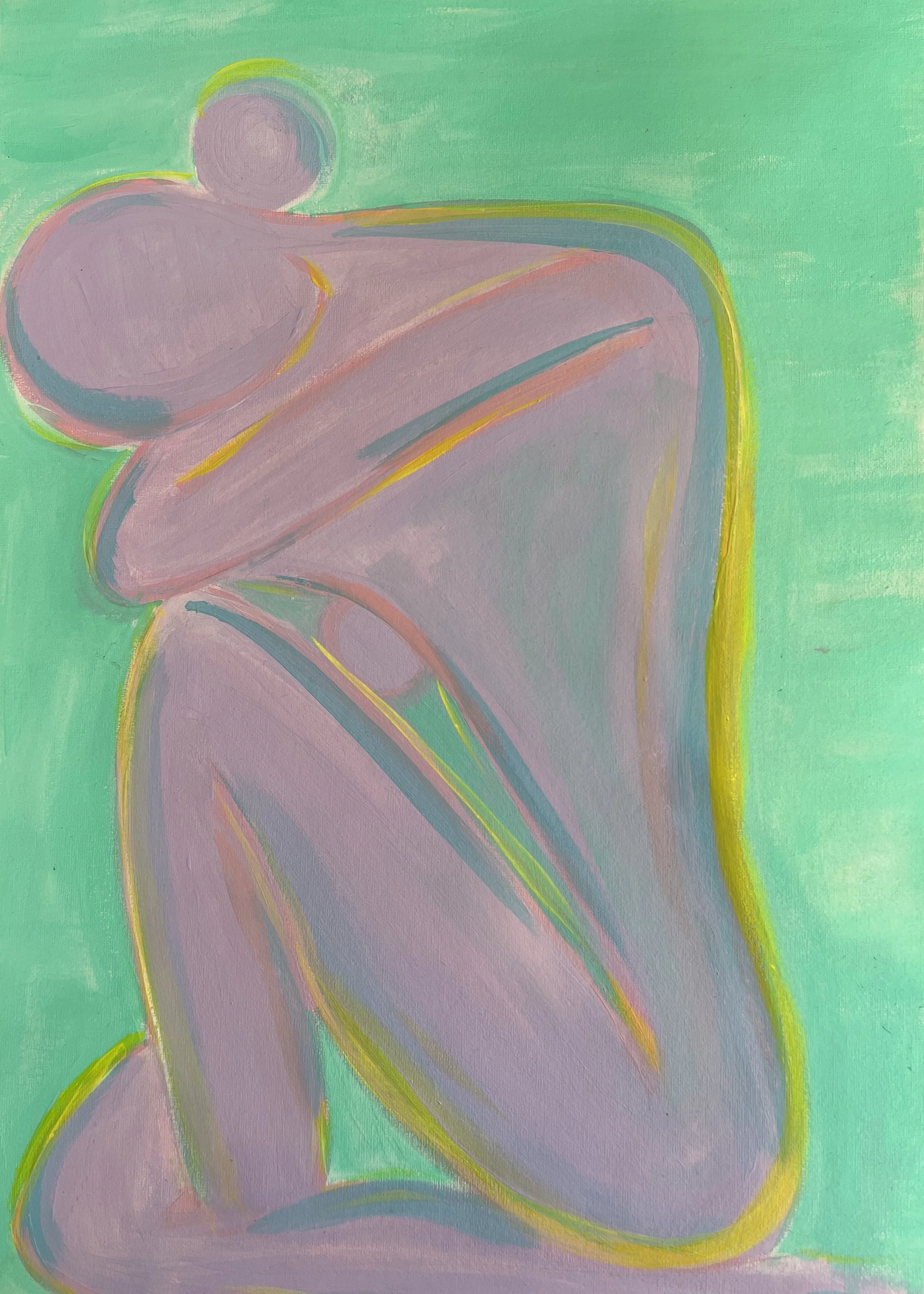 Yellow Aura - downloadable print