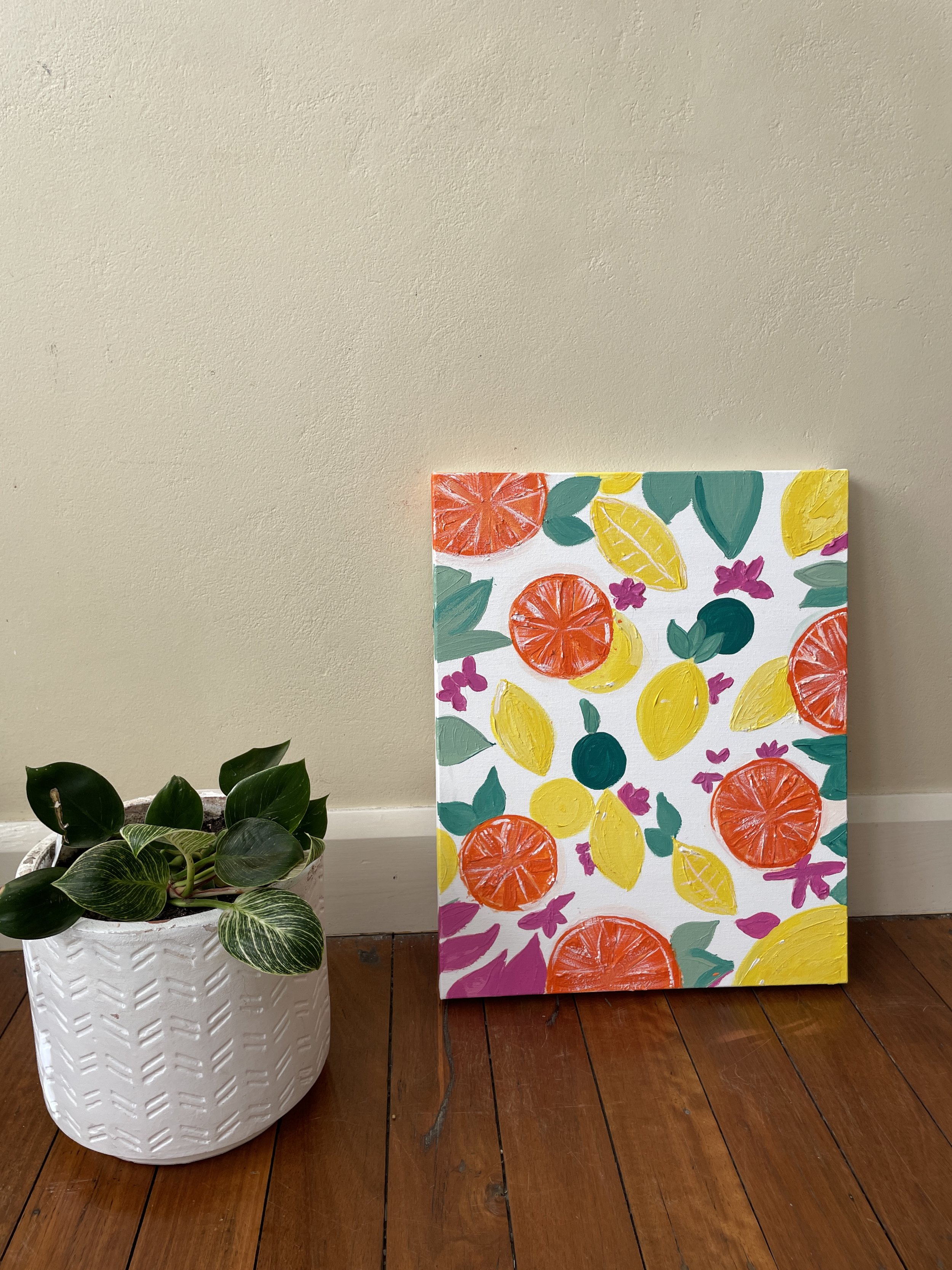 Fruit - 50cm x 40cm - Stretched Frame Canvas