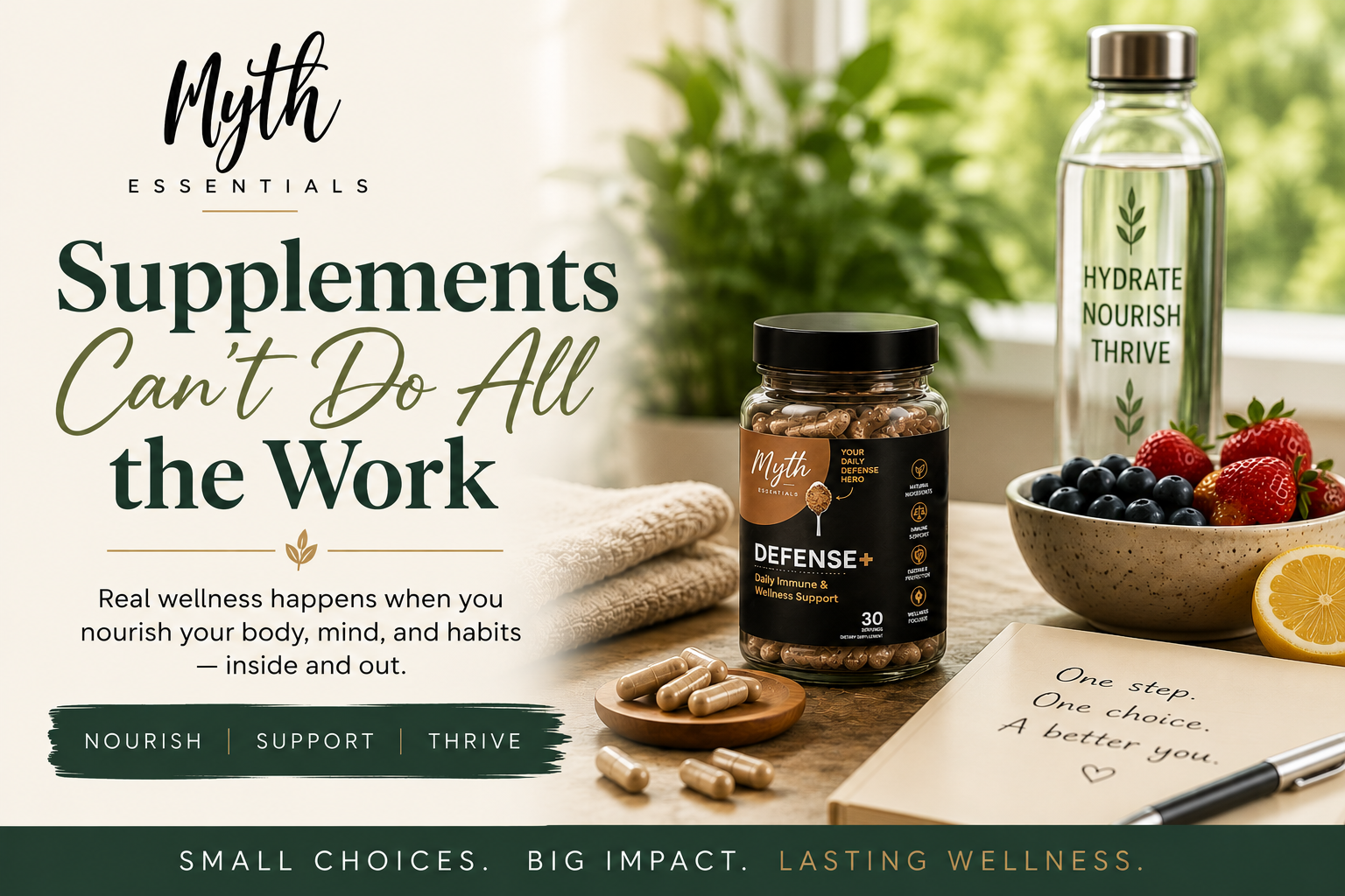 Your Supplements Can’t Do All the Work