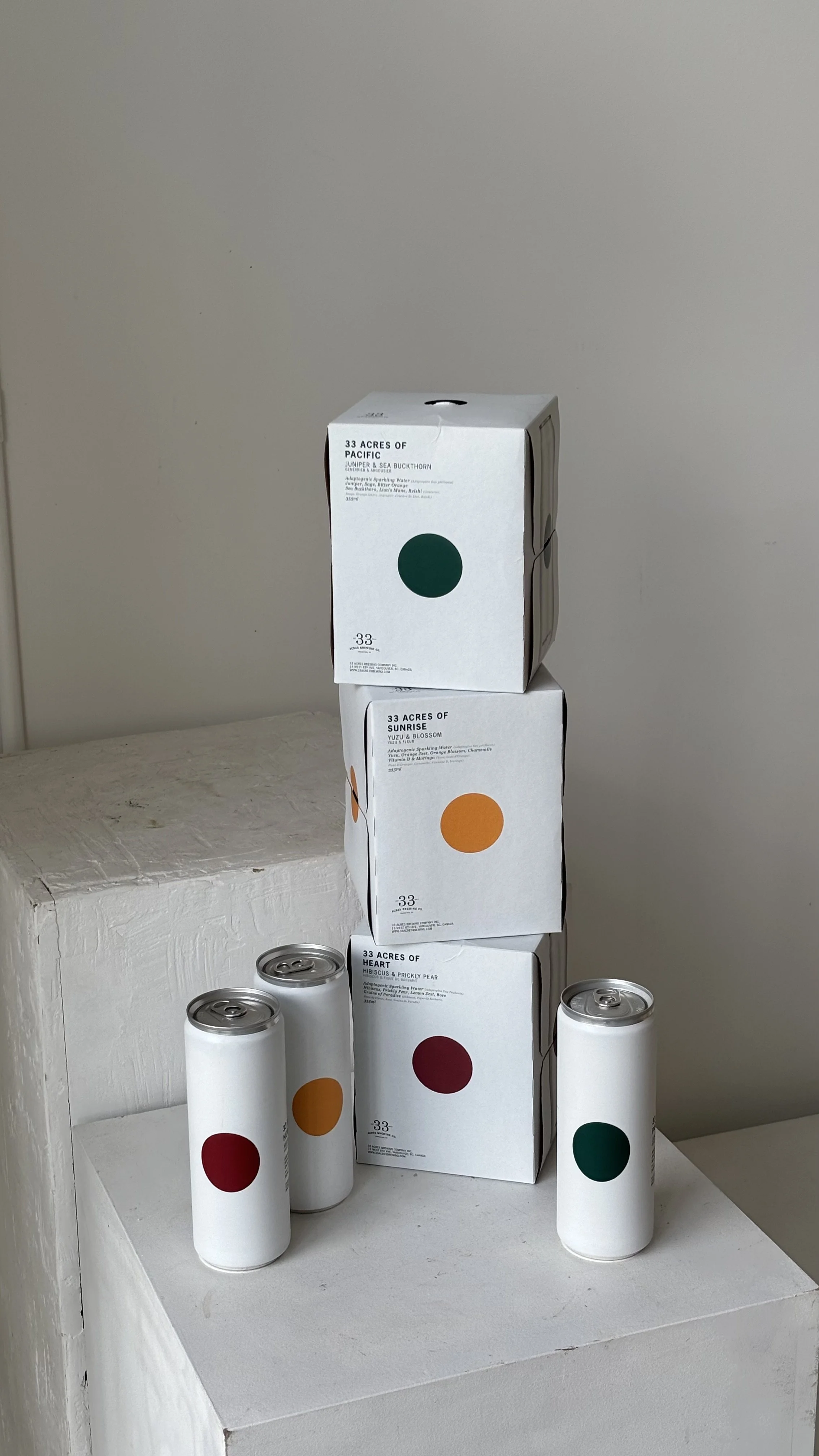 33 Acres Adaptogenic Sparkling Water