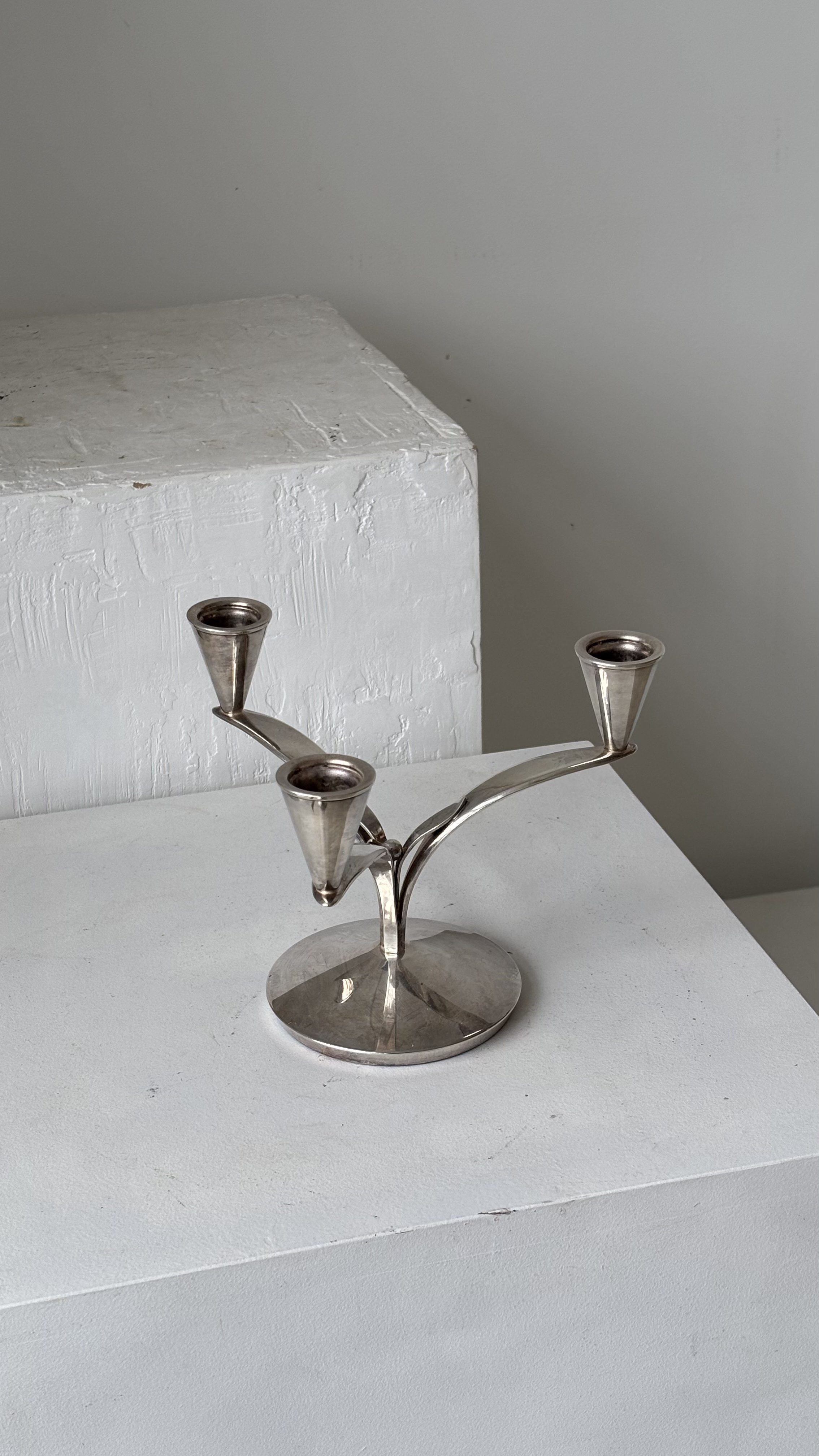 The Found Studio x Folklore Danish Silver-Plated Candelabra