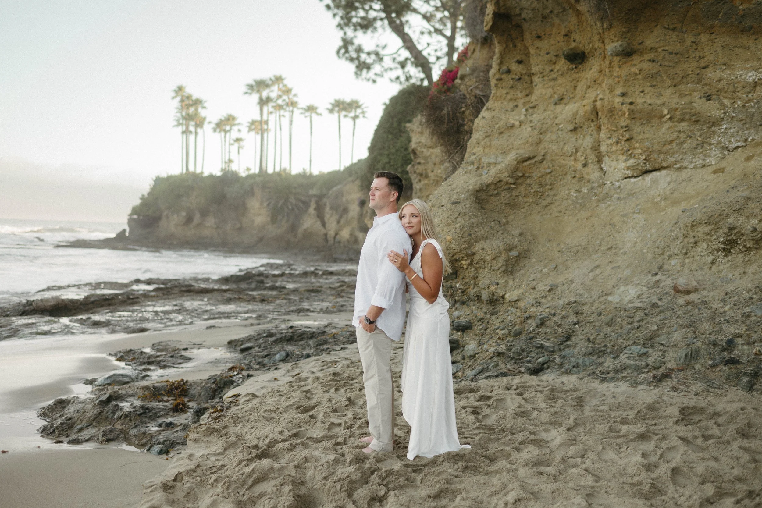 Coastal engagement photography in Laguna Beach by Jennifer Noelle Photography