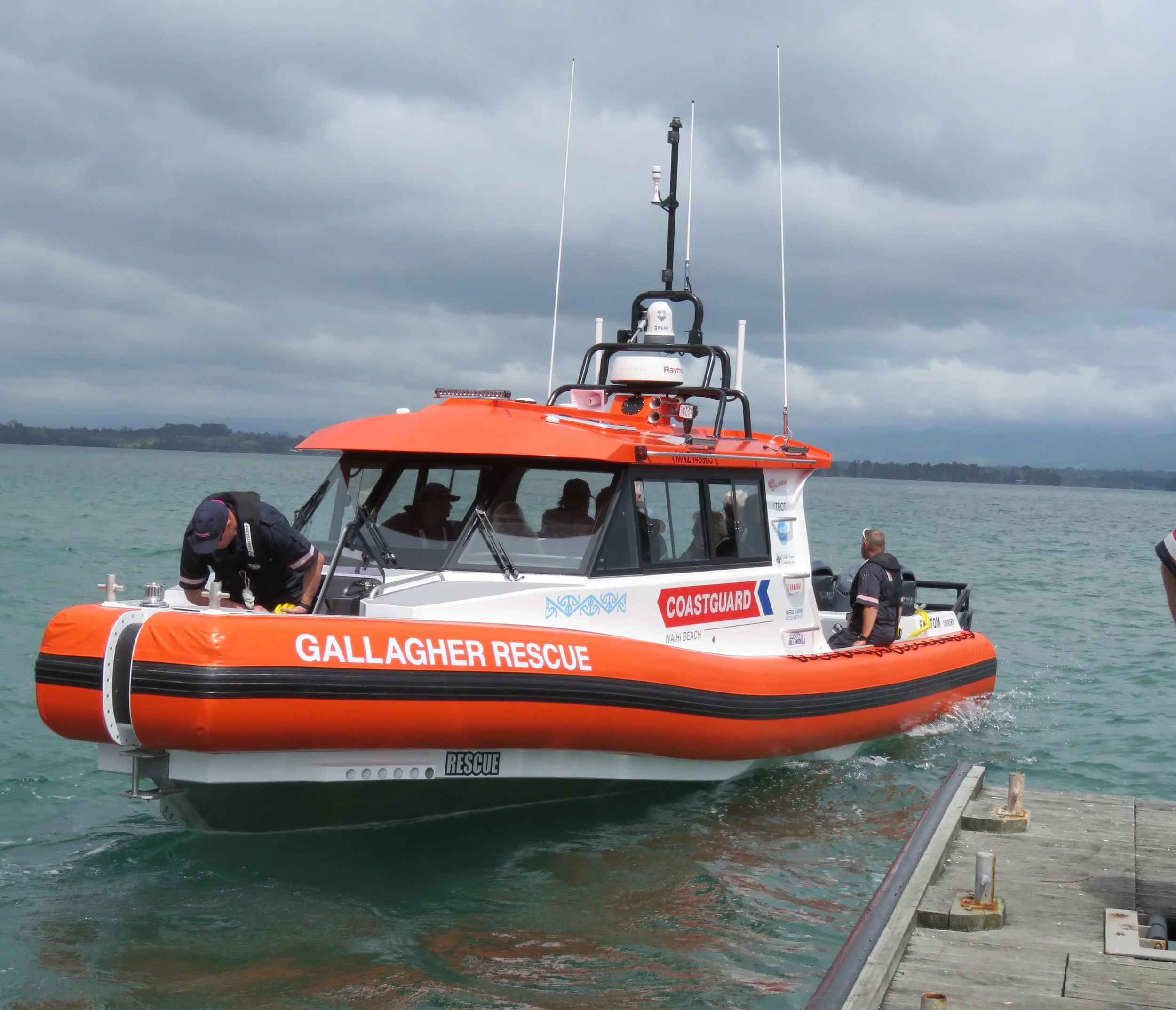 Waihi Beach Coastguard new boat .JPG