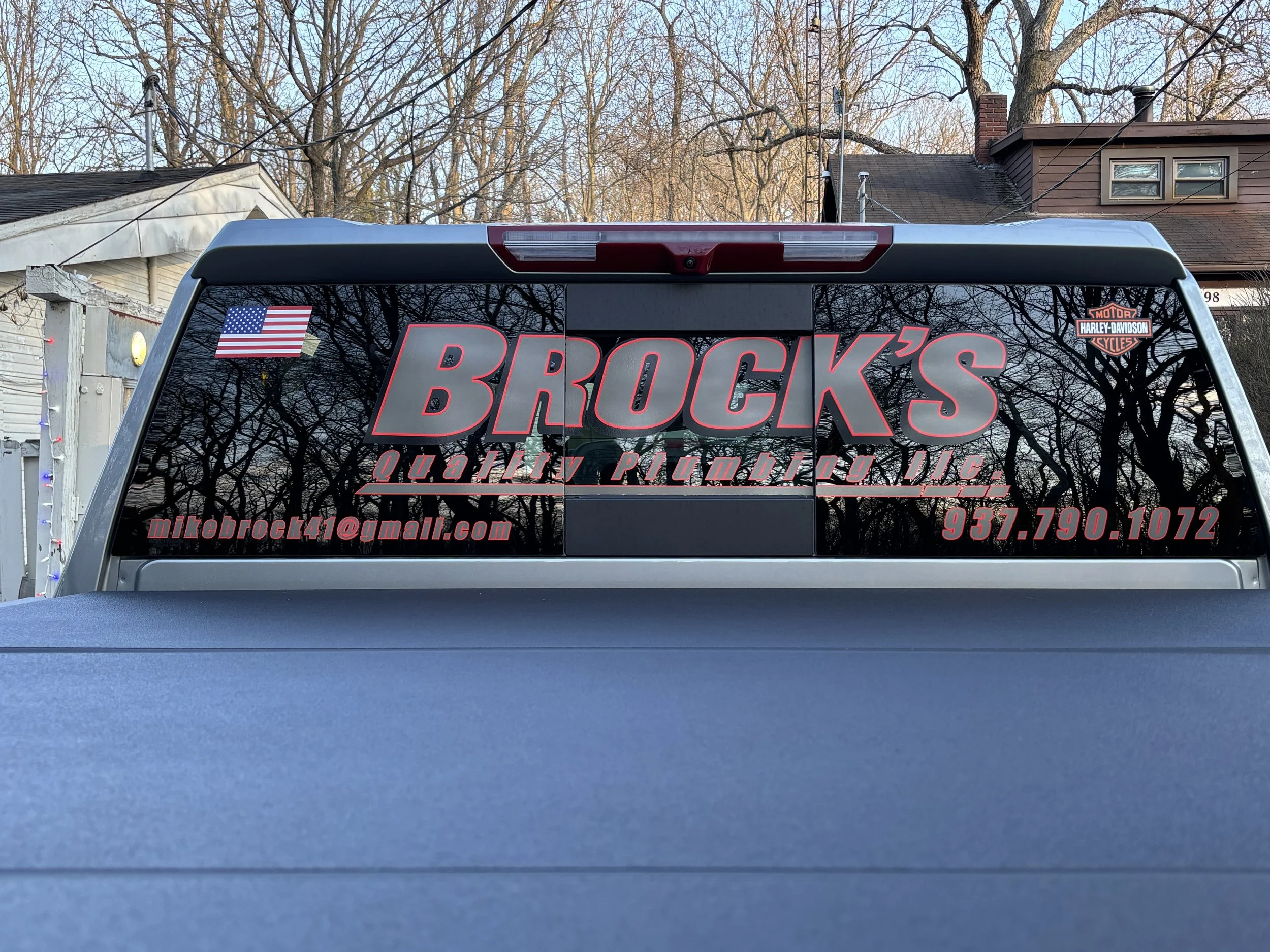 Chevy silverado window lettering