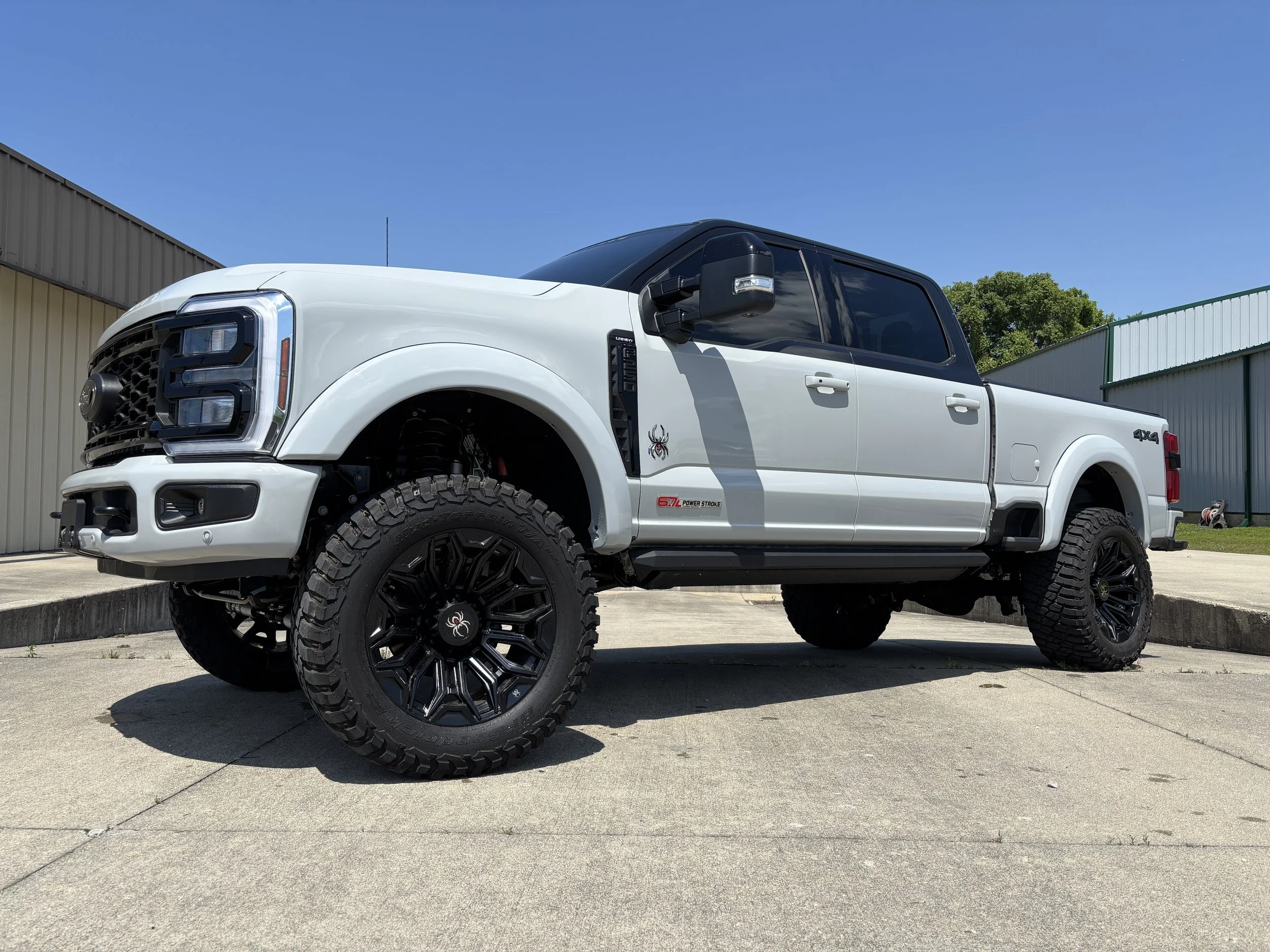 Black Widow F-250 Roof Wrap
