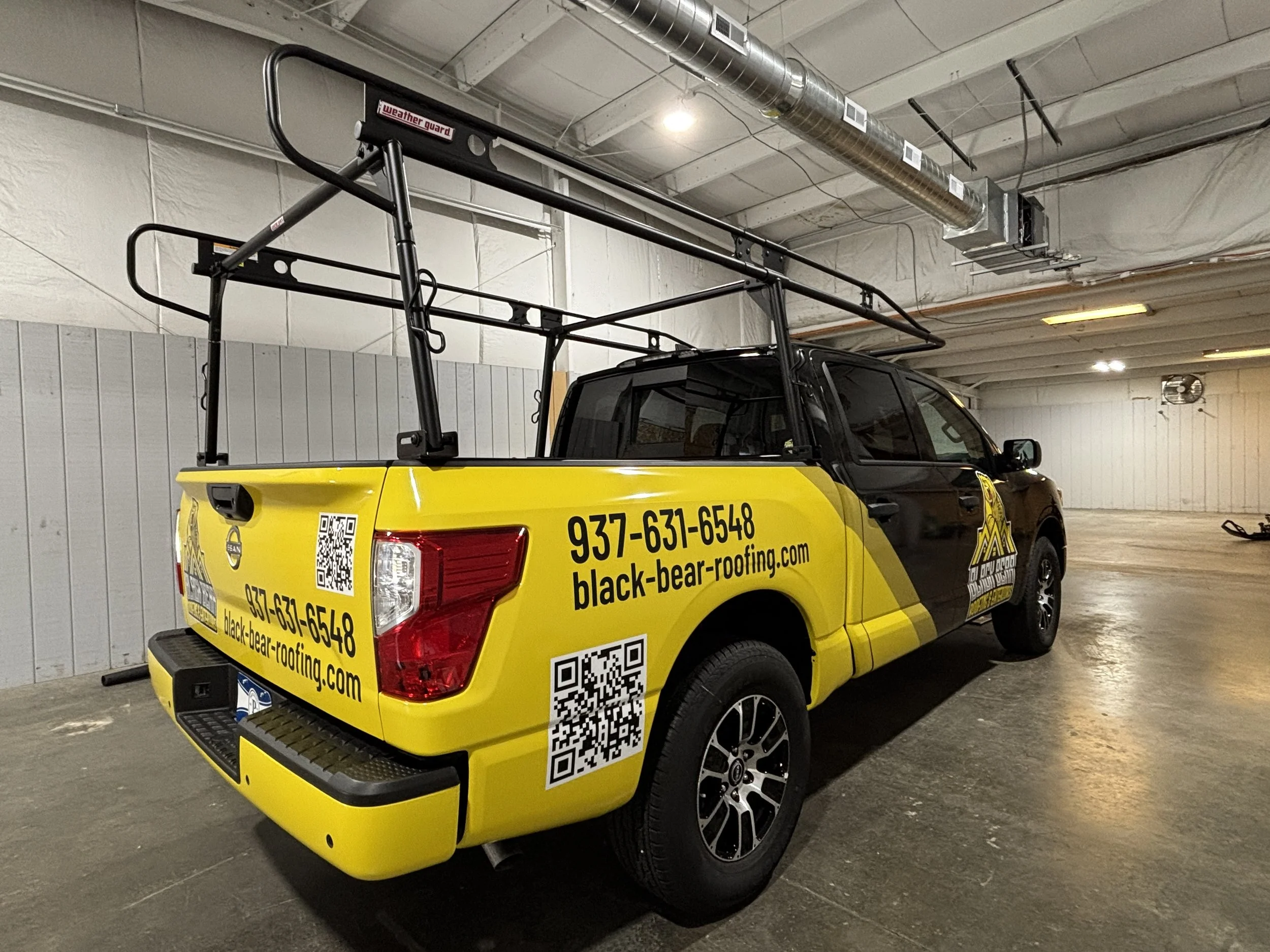 Black Bear Roofing Nissan Titan Wrap
