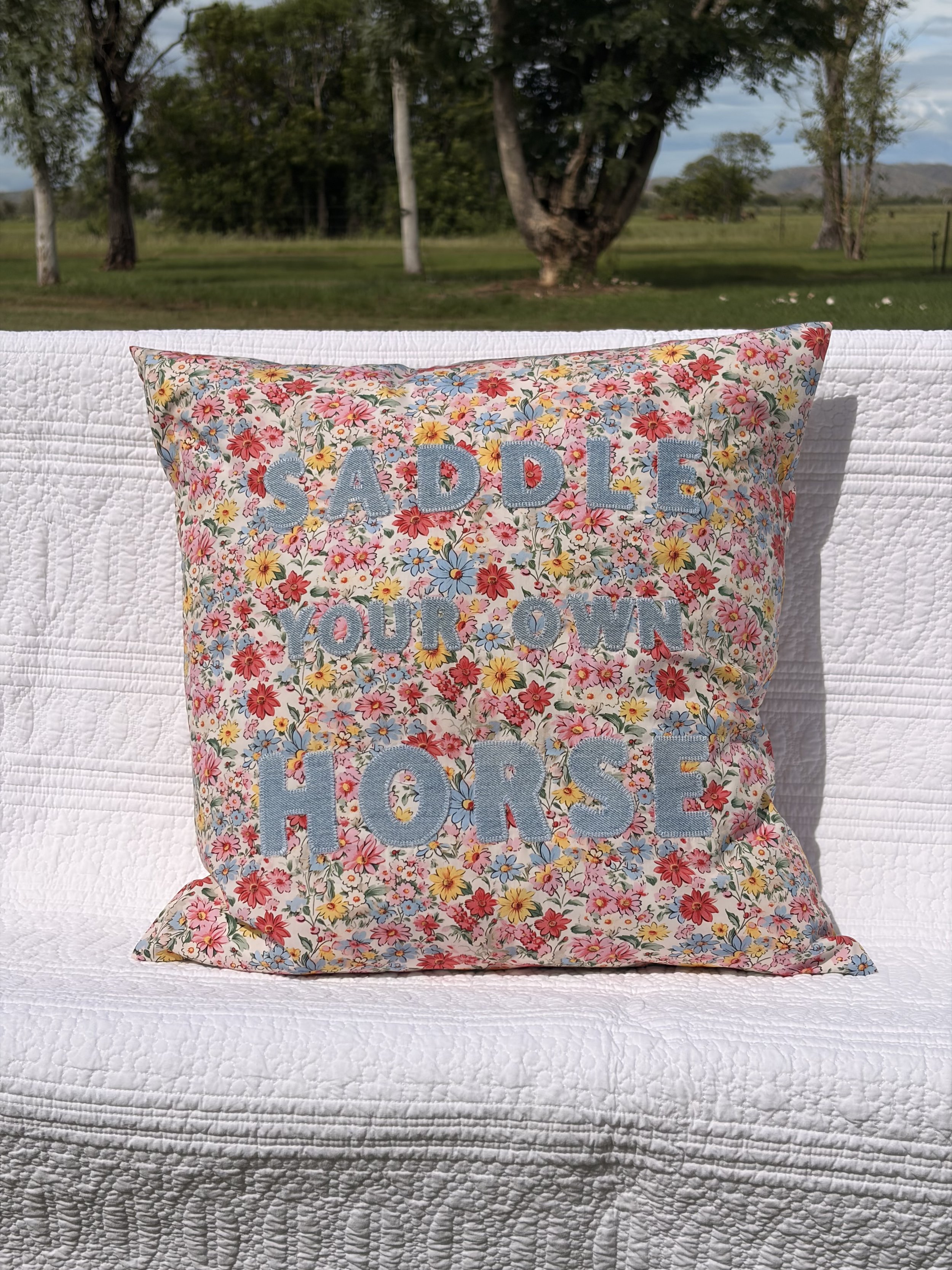 Saddle your own Horse Cushion