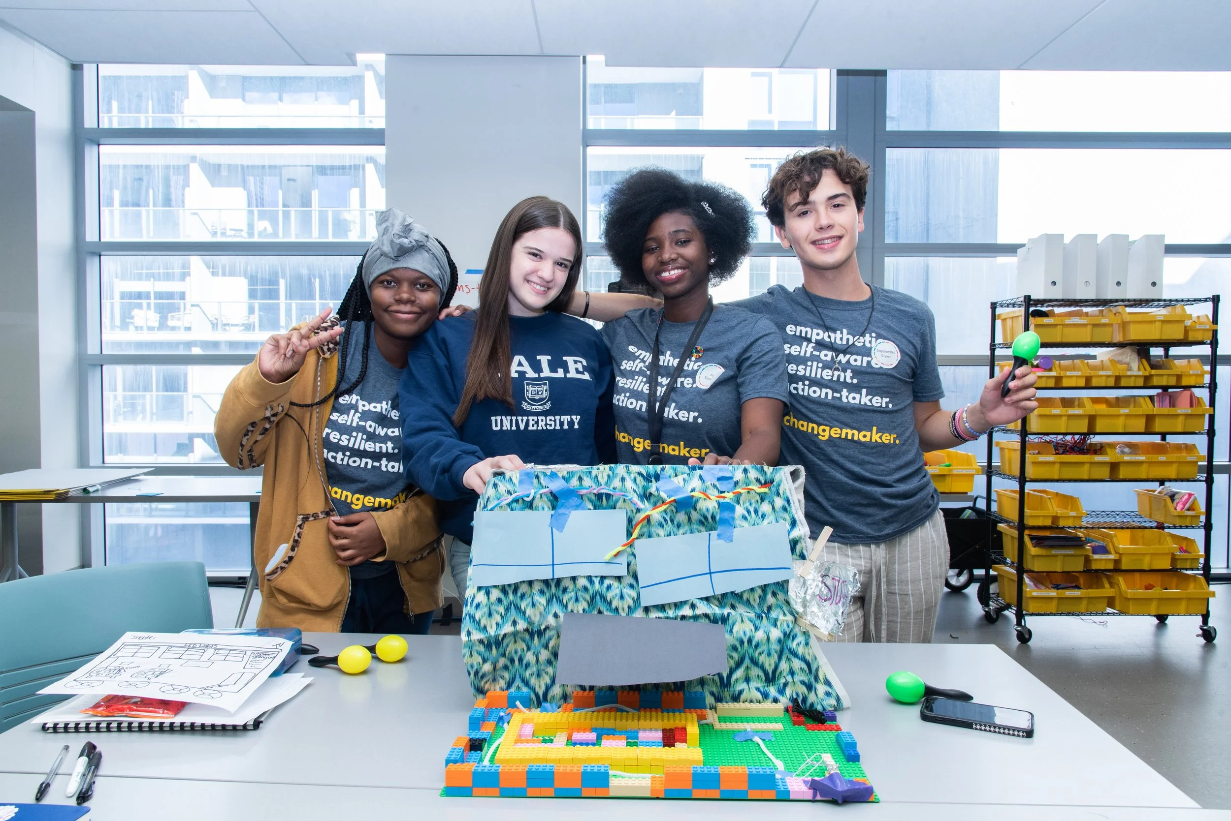 Student entrepreneur pitching a startup idea from a university incubator.