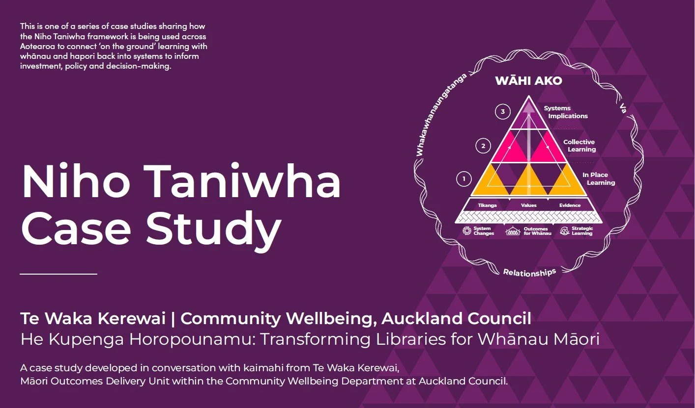 Niho Taniwha Case Study: Te Waka Kerewai, Community Wellbeing | Auckland Council