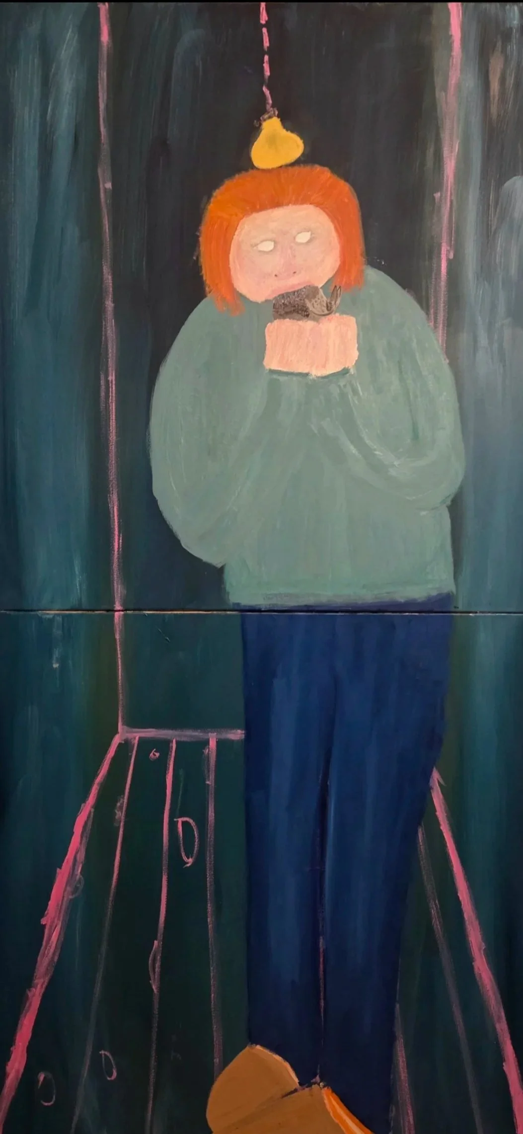 pigeons (2026)
36x72 canvas
oil