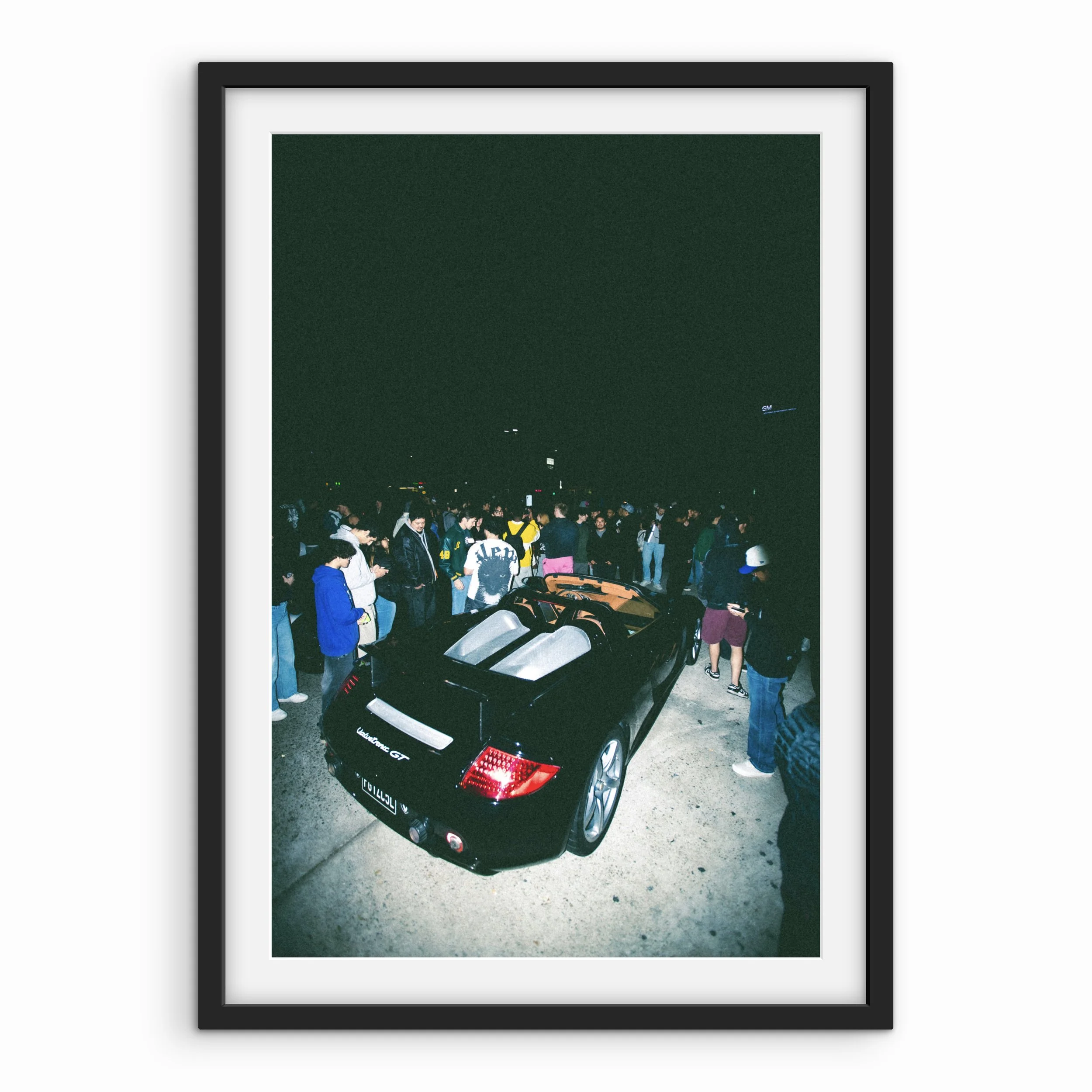 Porsche Carrera GT Flash Print