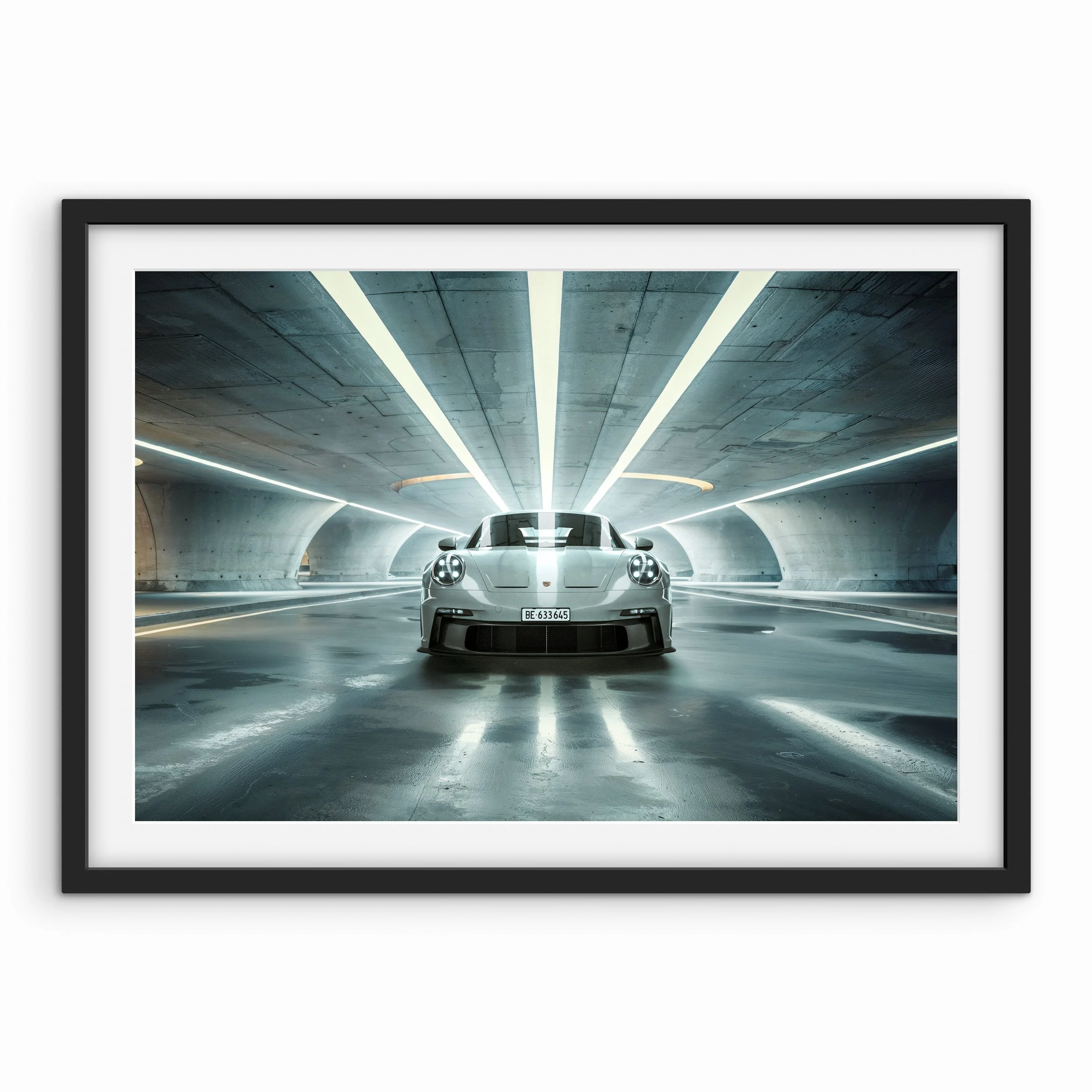 Porsche 911 Hangar Print