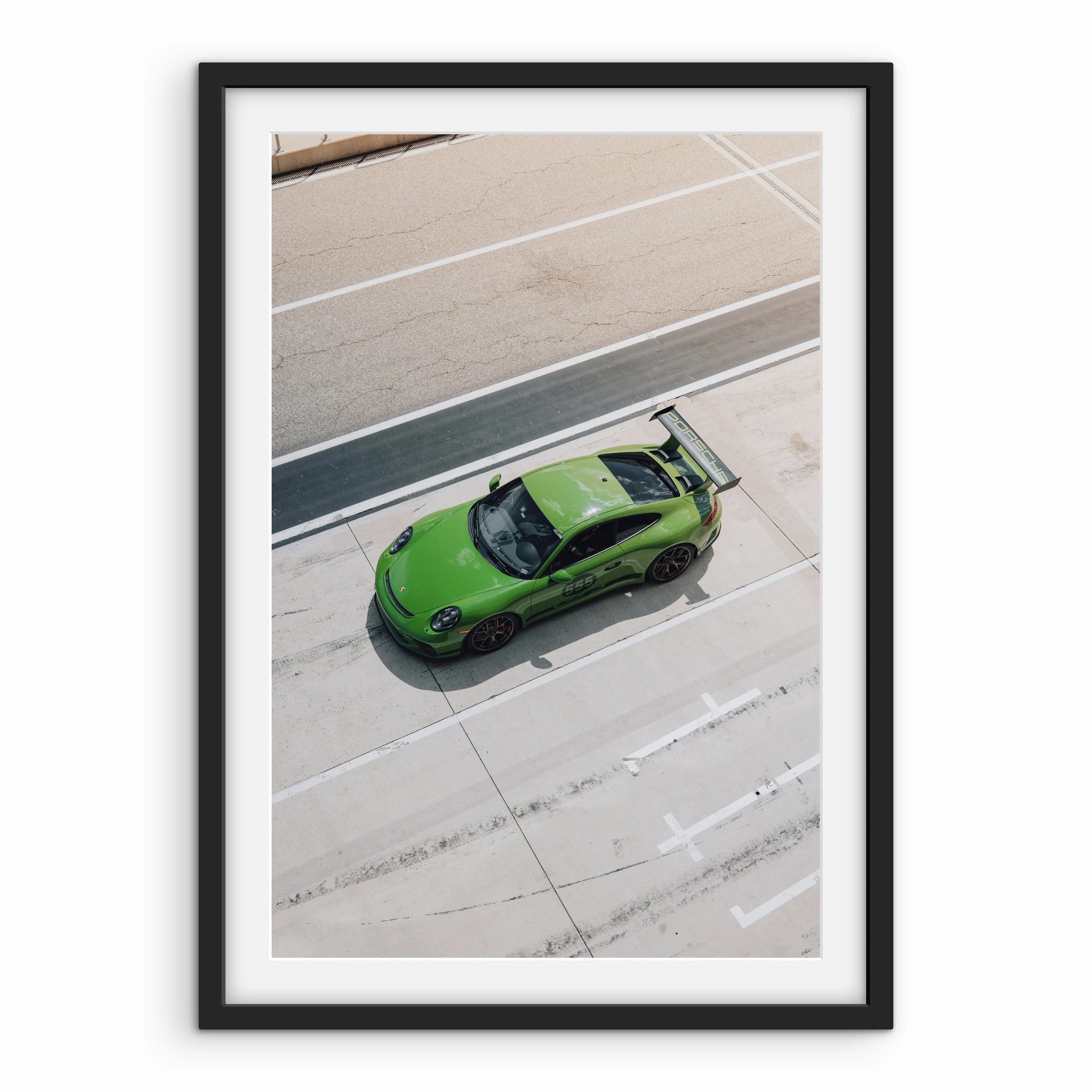 Porsche 911 Birdseye Print