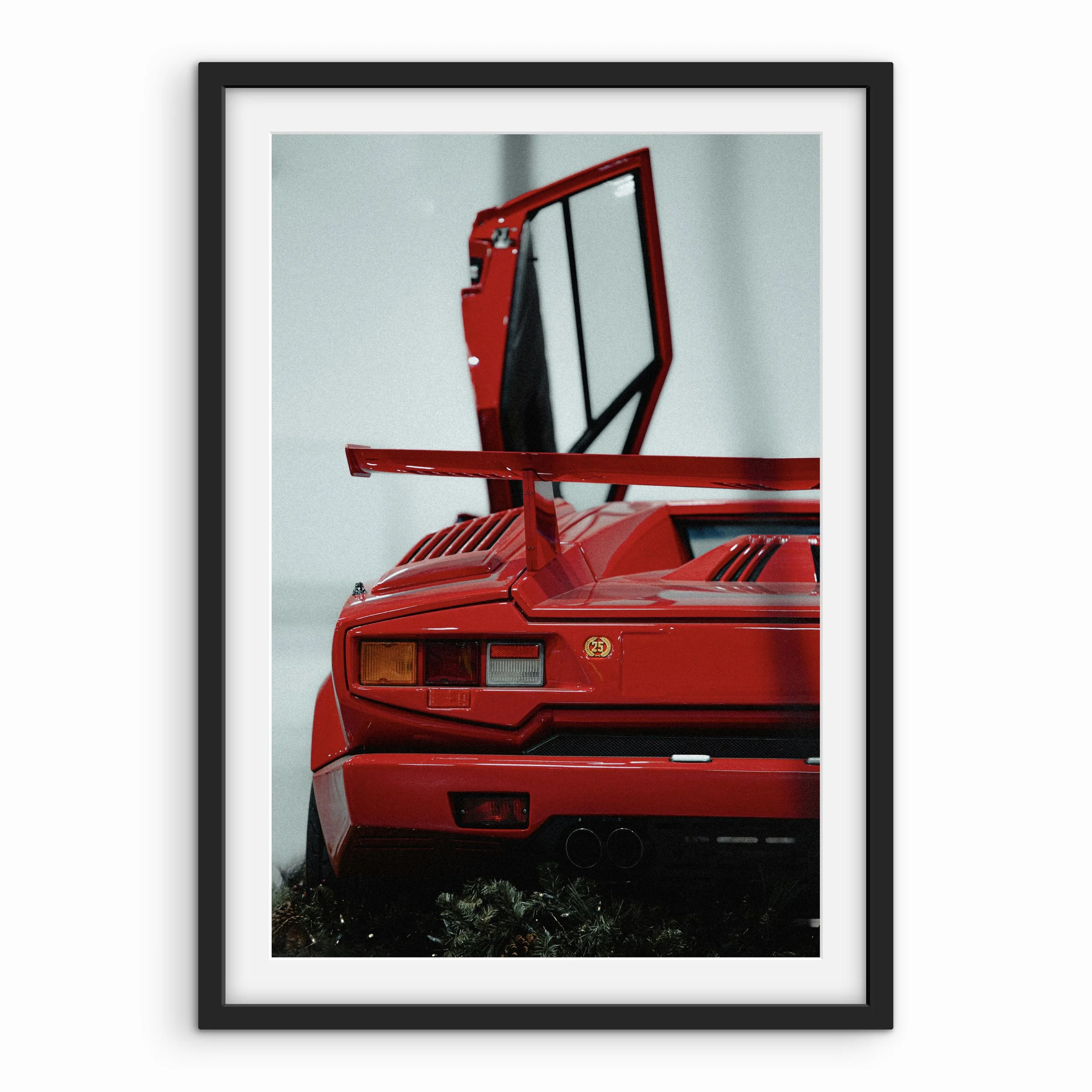Lamborghini Countach Rear Print