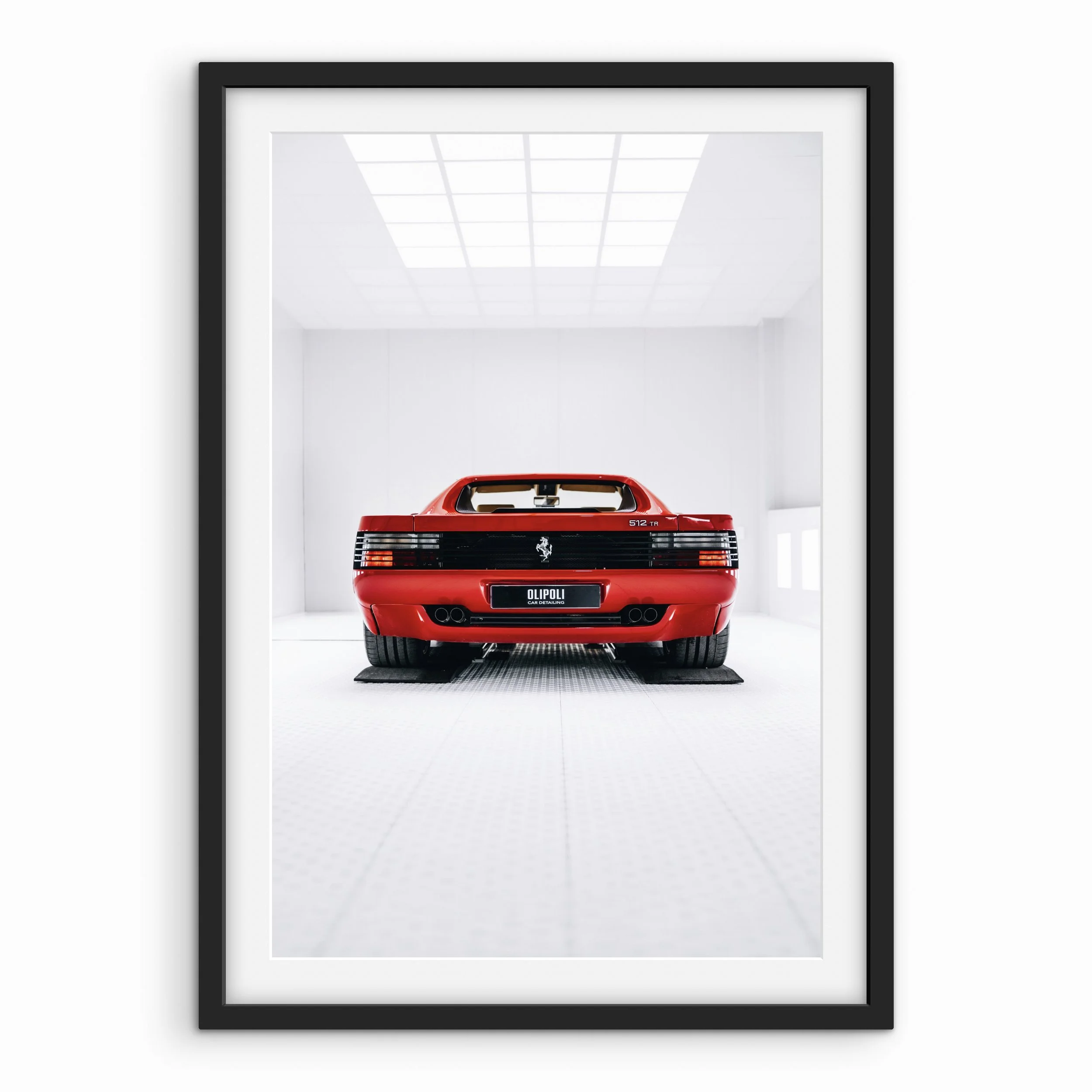 Ferrari Testarossa Garage Print