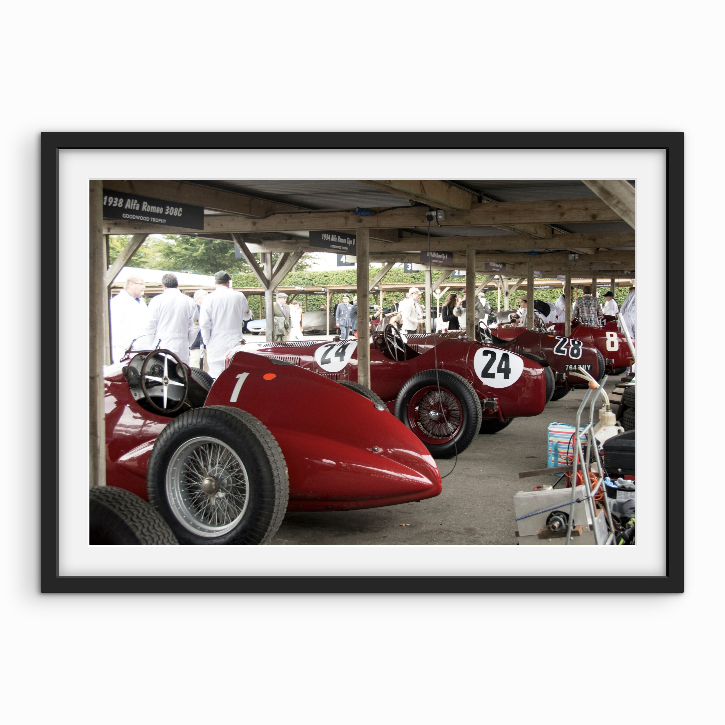 Vintage Race Row Print