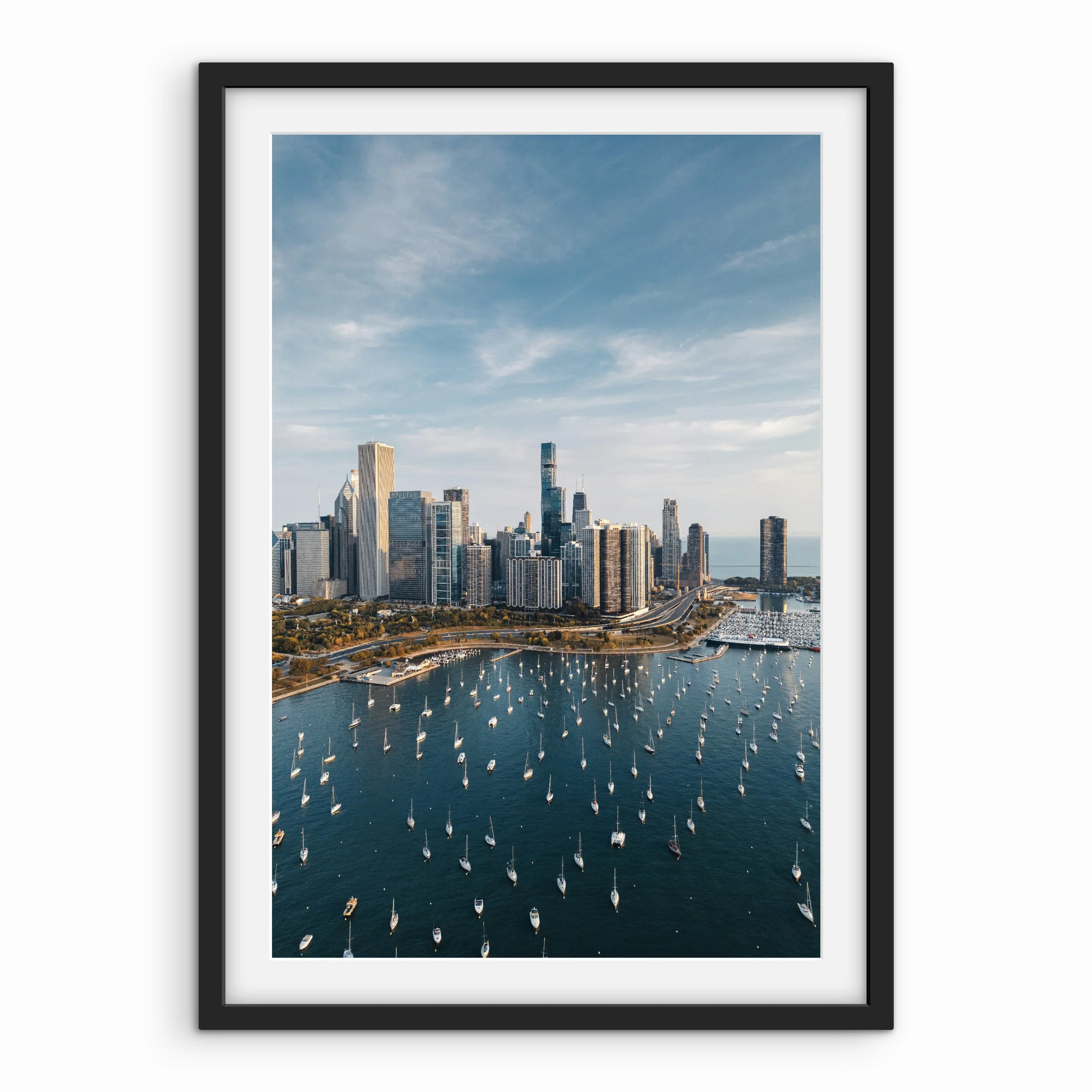 City Sailboats Print