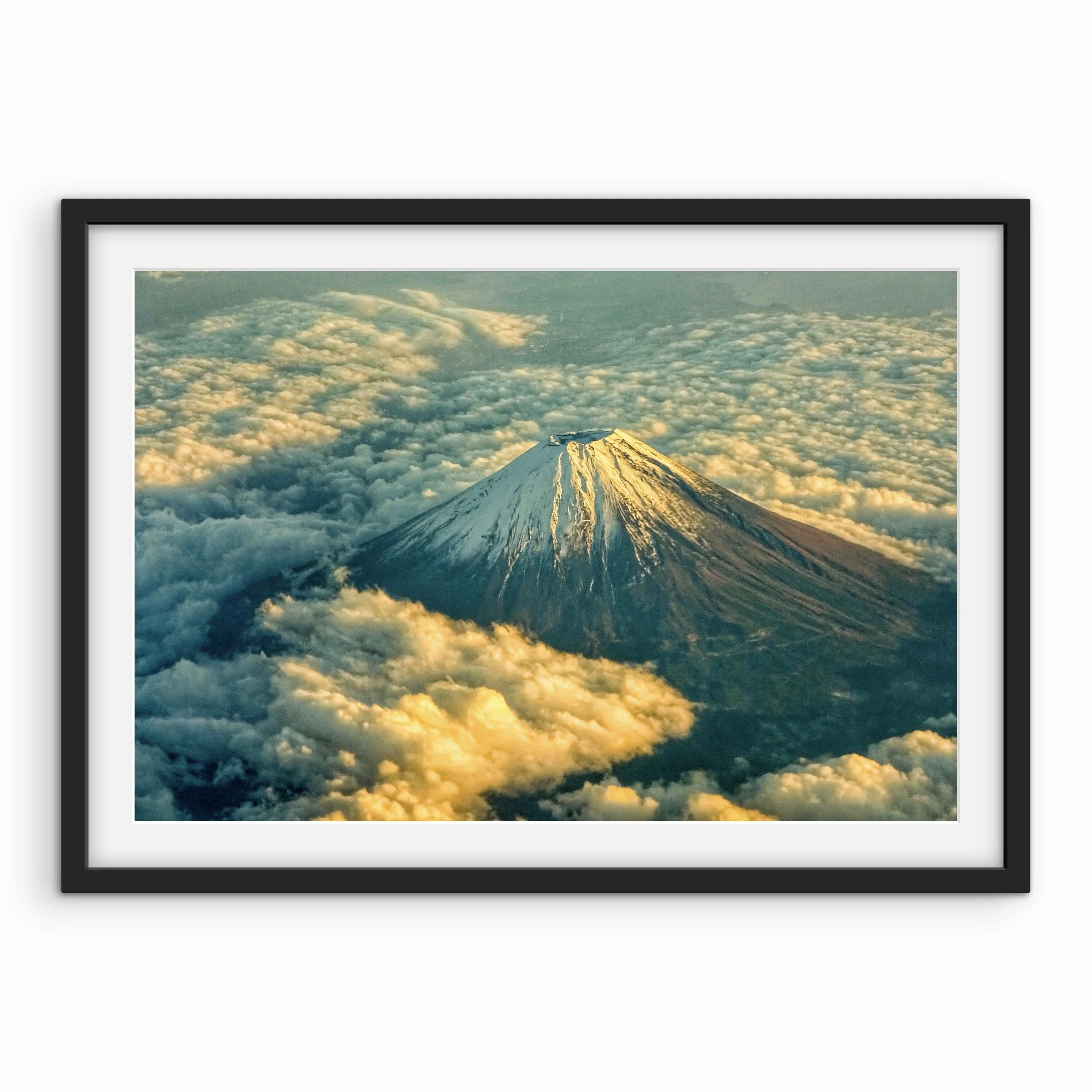Aerial Mountain Print