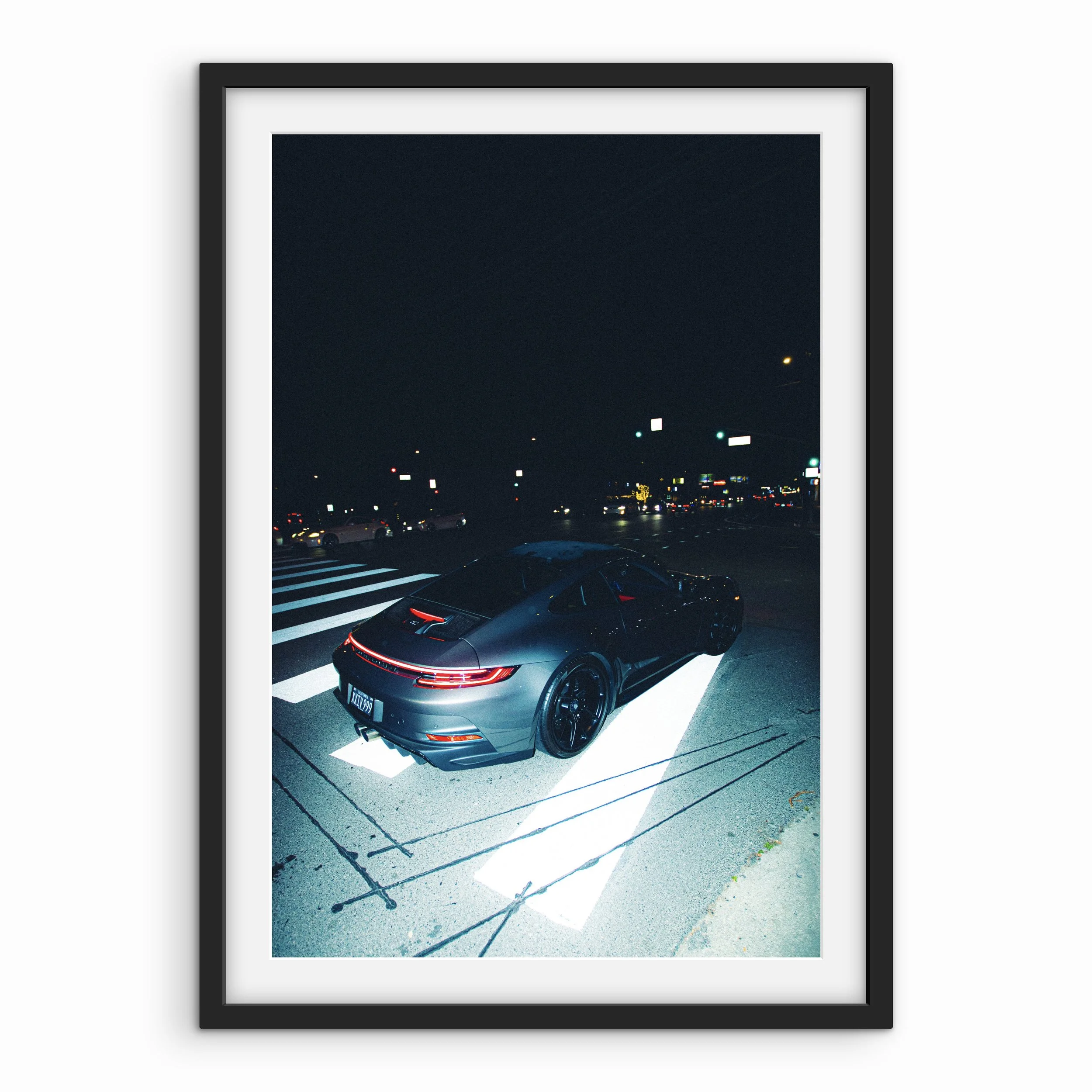 Porsche 911 Flash Print