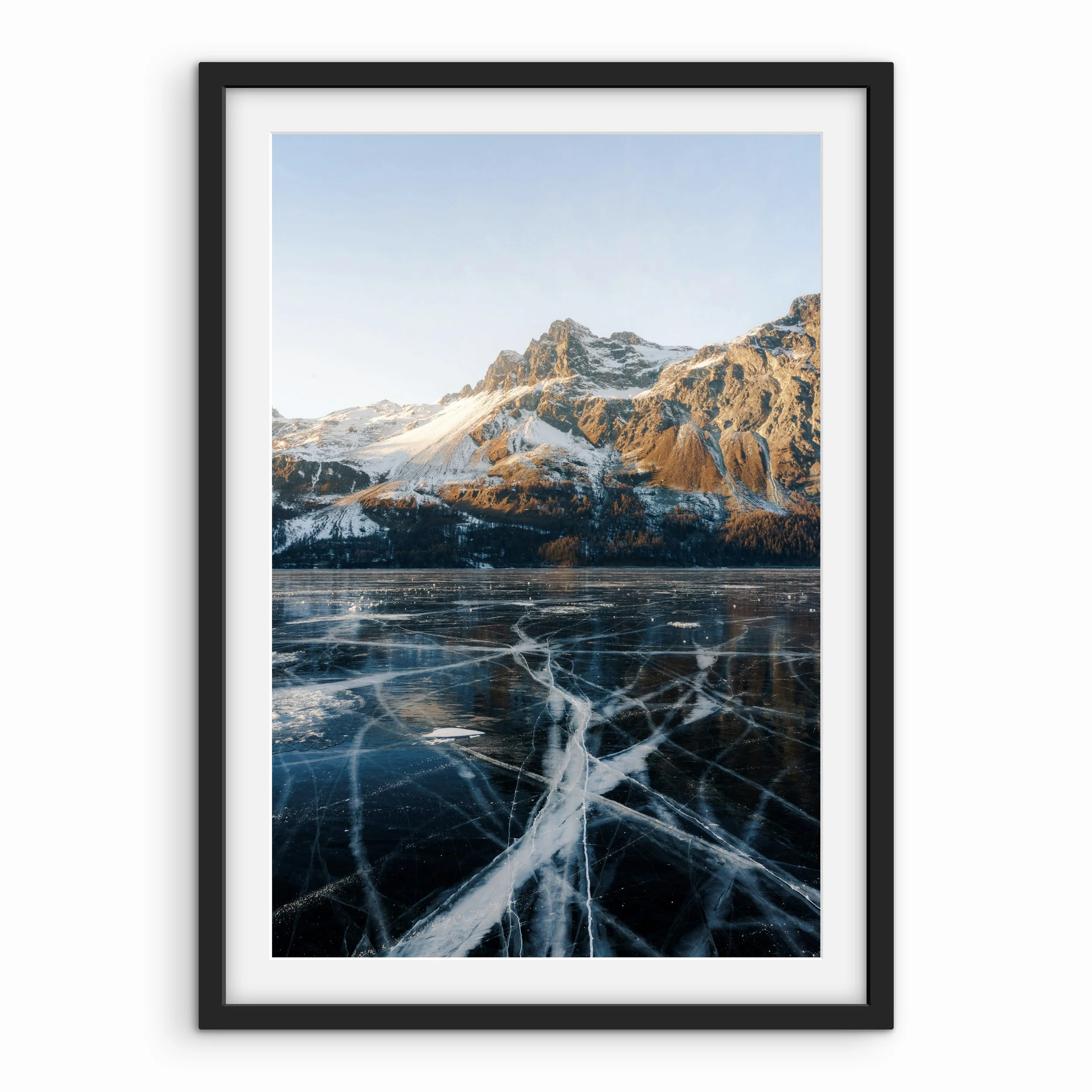 Icy Landscape Print
