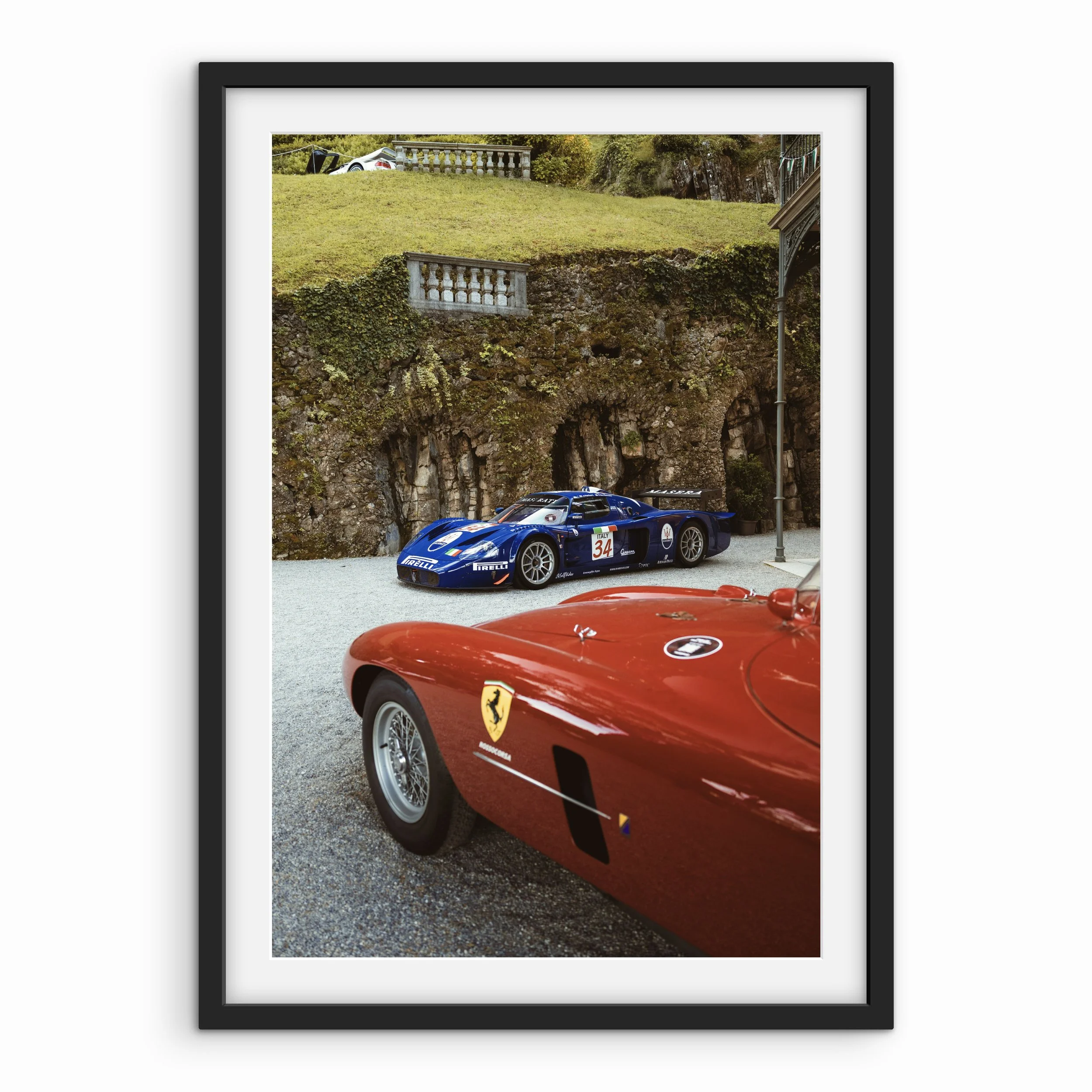 Ferrari v Maserati Print